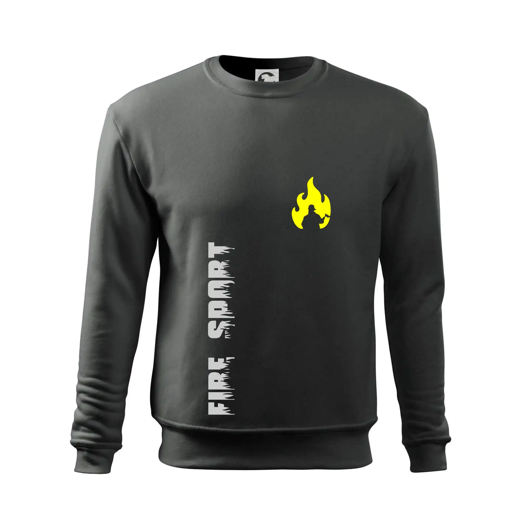 Originálne tričká pre hasičov - Hasiči - Váš názov - FLUO + Reflexná potlač - Mikina Essential pánska