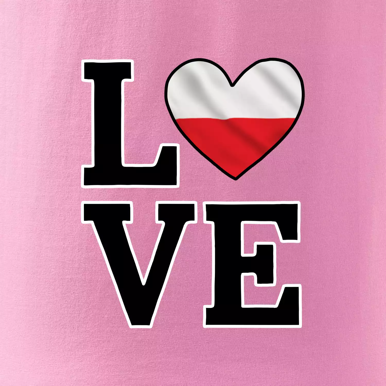 Love Polská vlajka