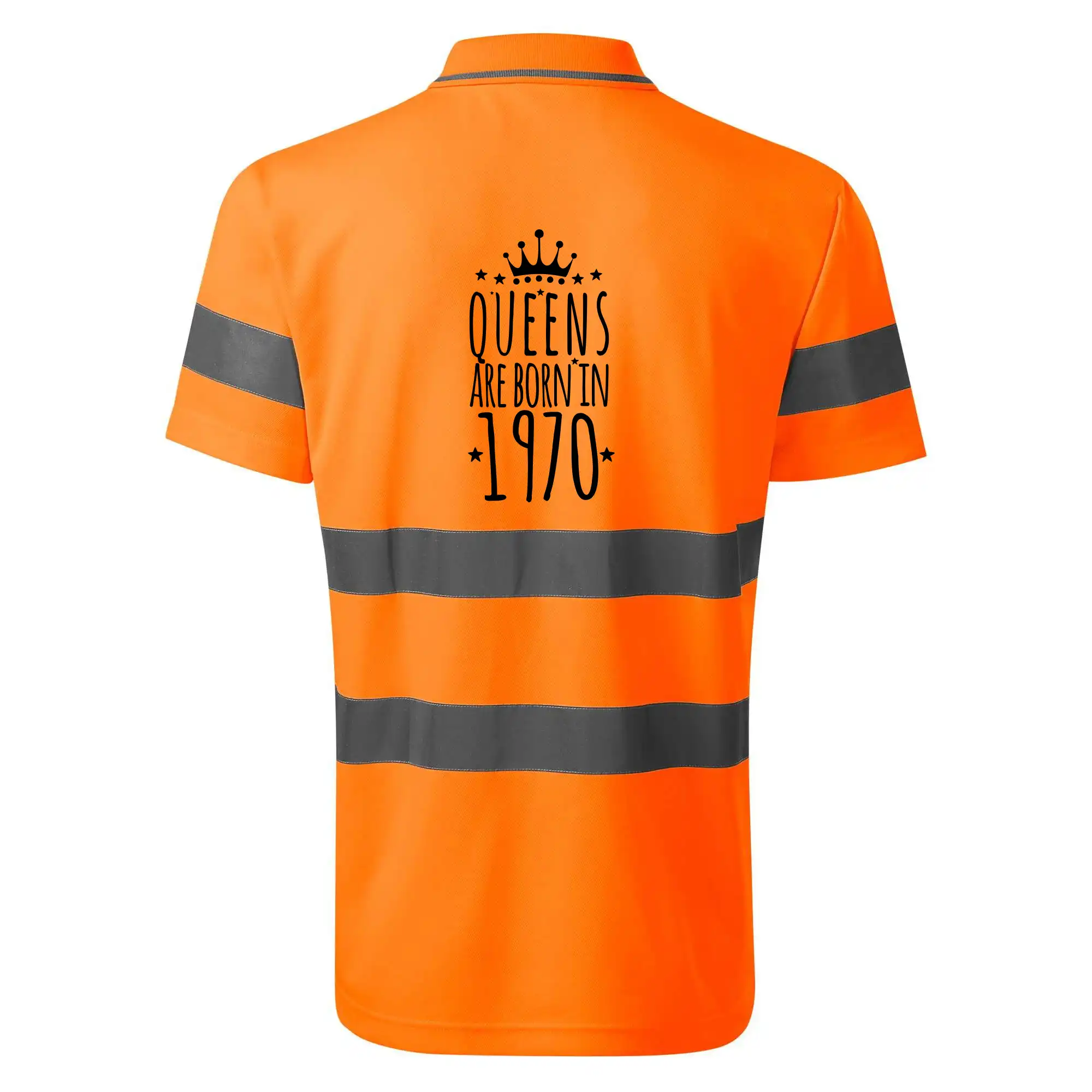 Trička s ročníkom 1970 - Queens are born in 1970 - HV Runway 2V9 - Reflexné polokošeľa