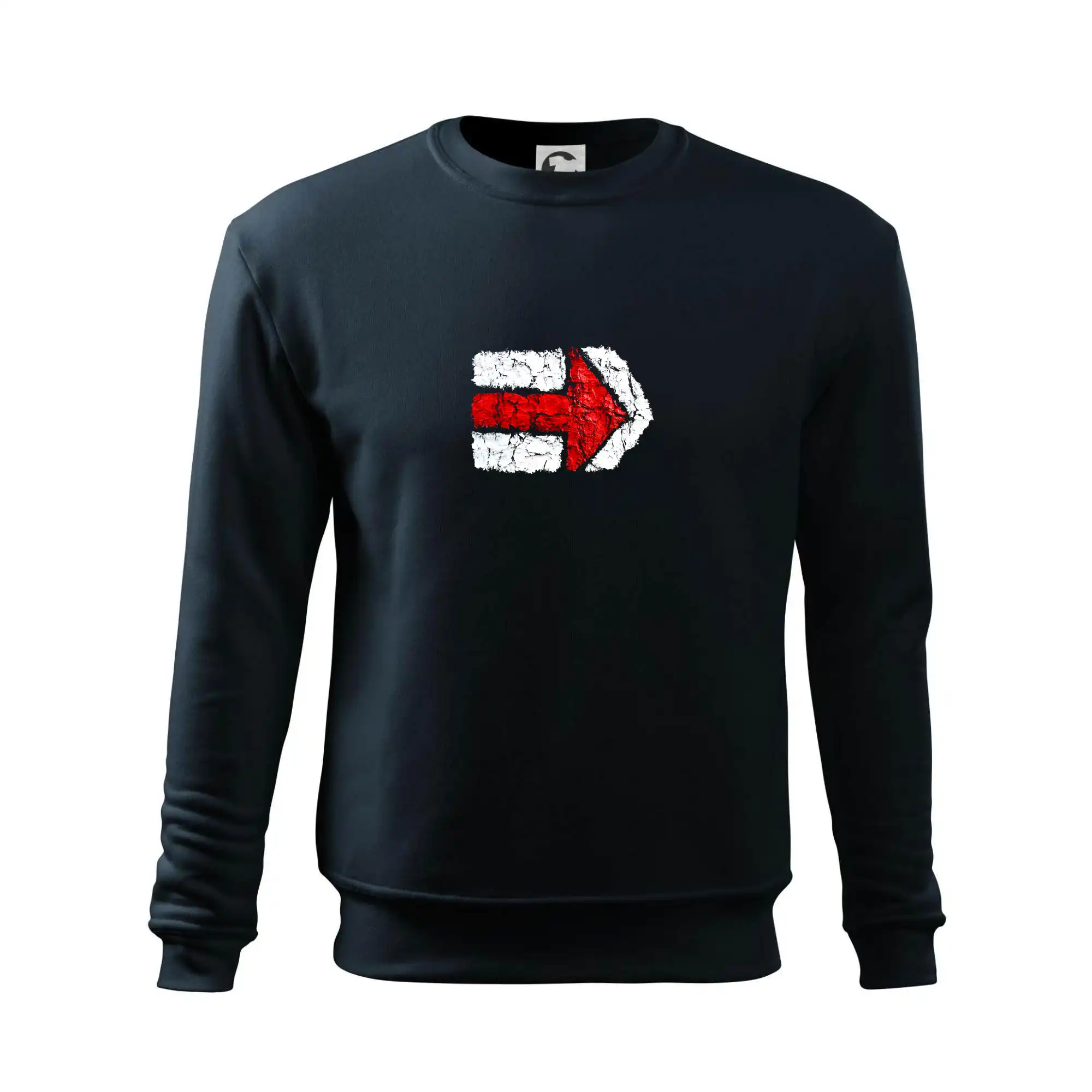 Trička na kempovanie - Párová turistická značka červená - Mikina Essential pánska