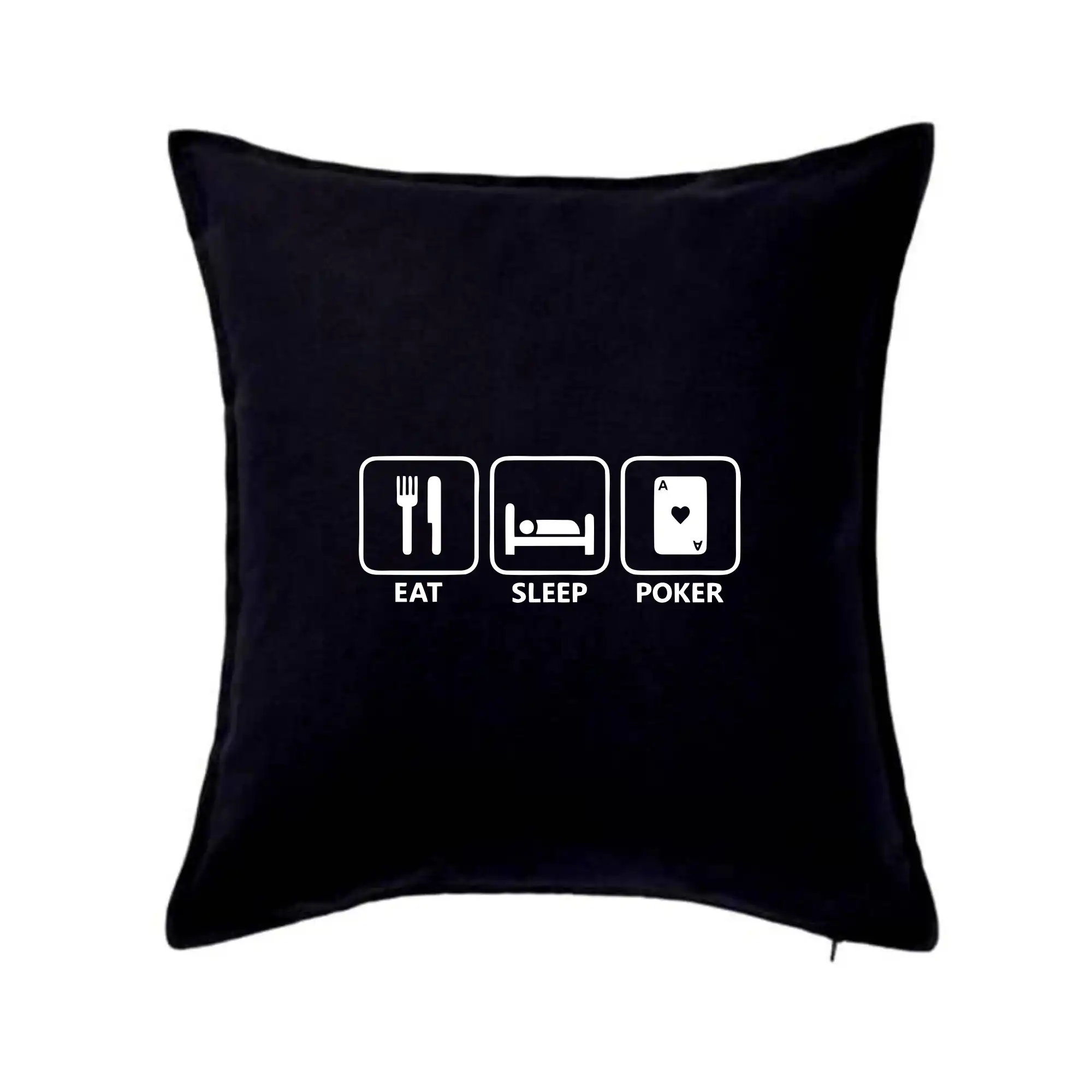 Poker tričká - Eat sleep poker - Vankúš 50x50