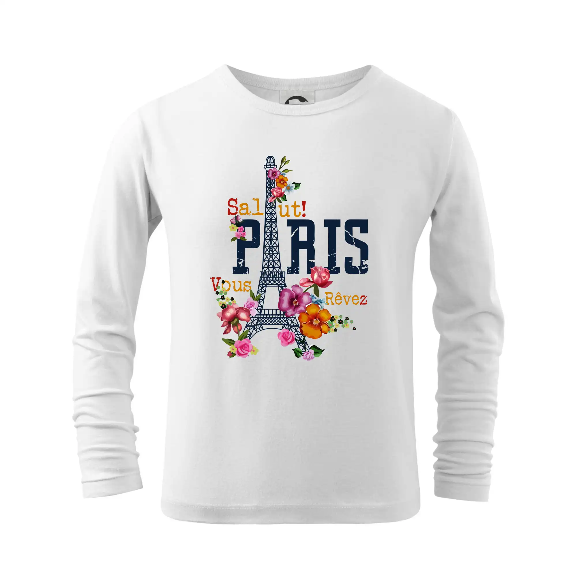 Tričká Francúzsko - Paris salut vous revez - Tričko detské Long Sleeve