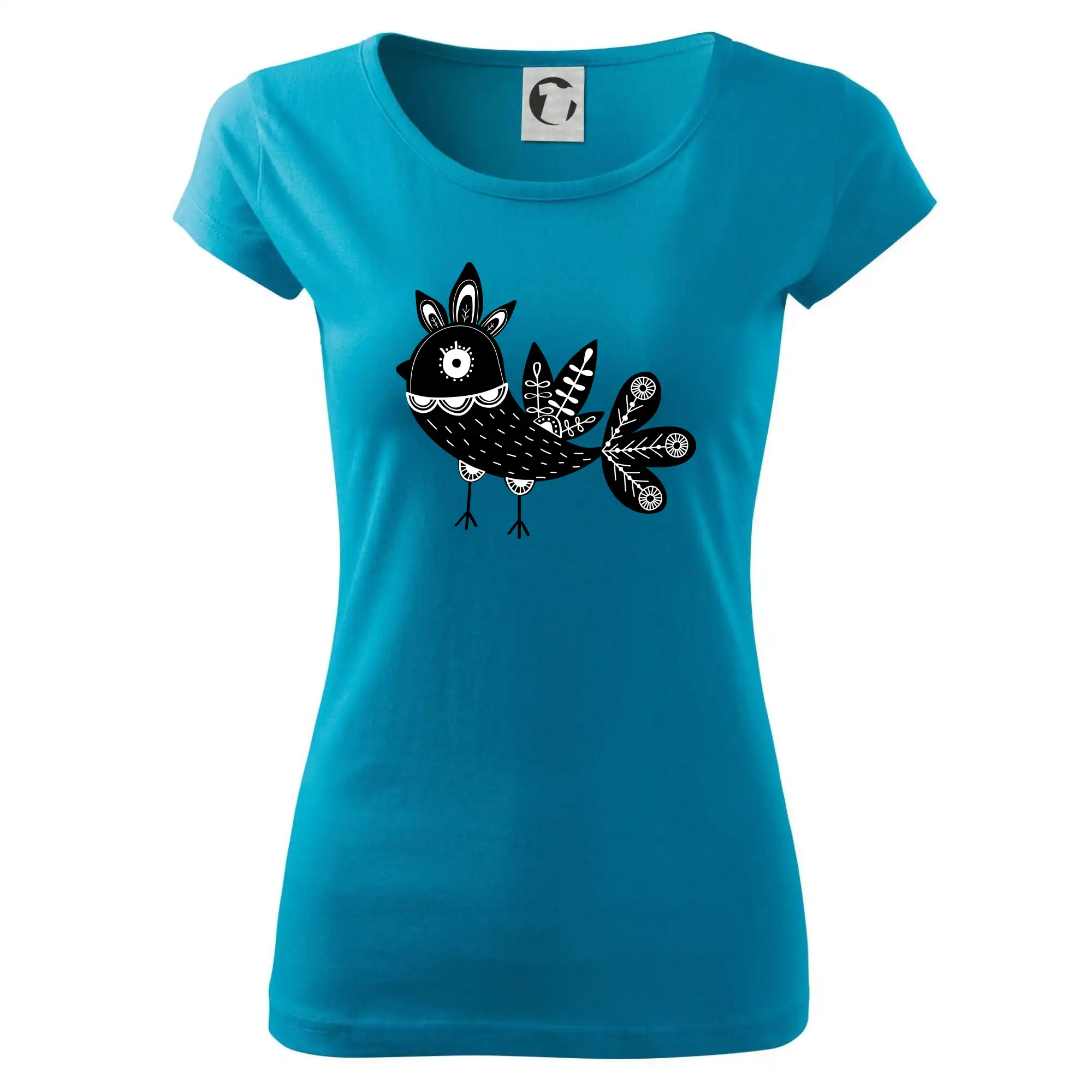 Ptáček černobílý folklór