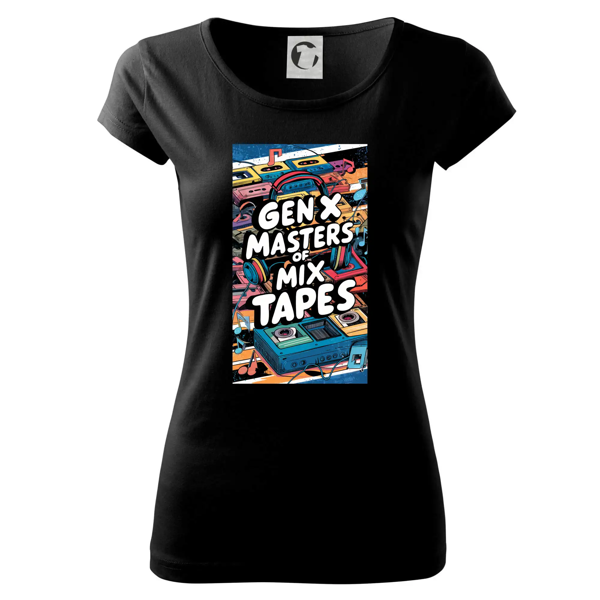 Tričká s motívmi ktoré frčia na internete - Generace X (Gen X) - Master od Tapes - Dámske tričko Pure
