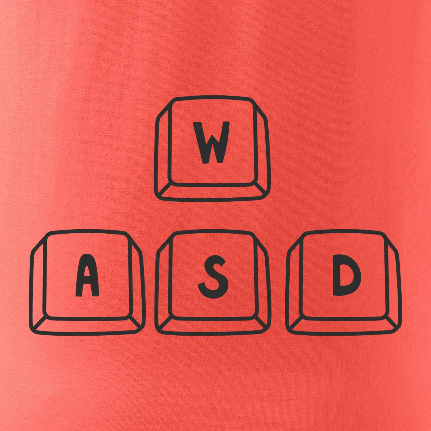 WASD klávesy - prso