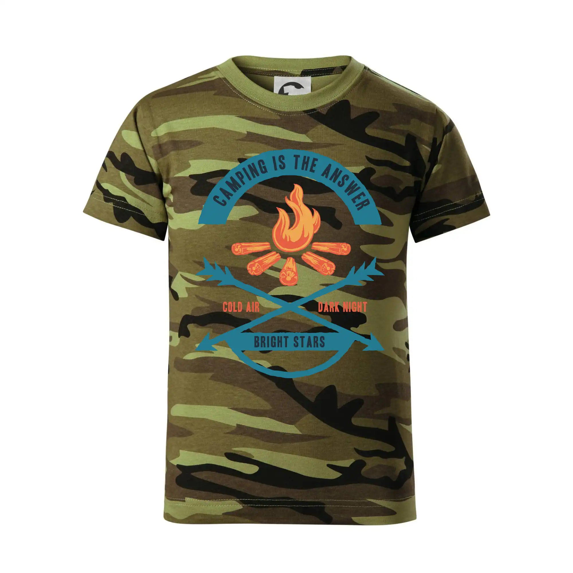 Camping oheň