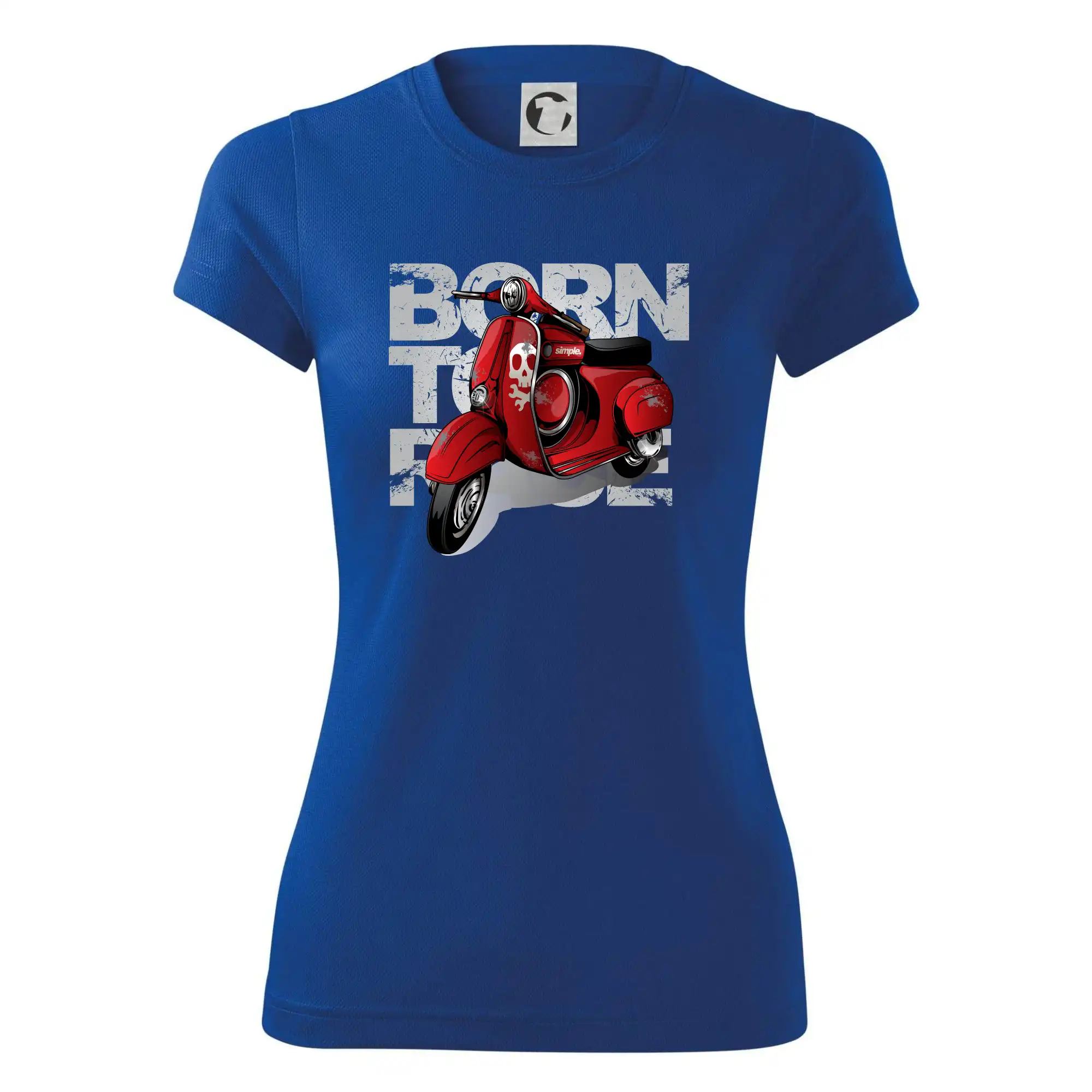 Scooter born to ride red