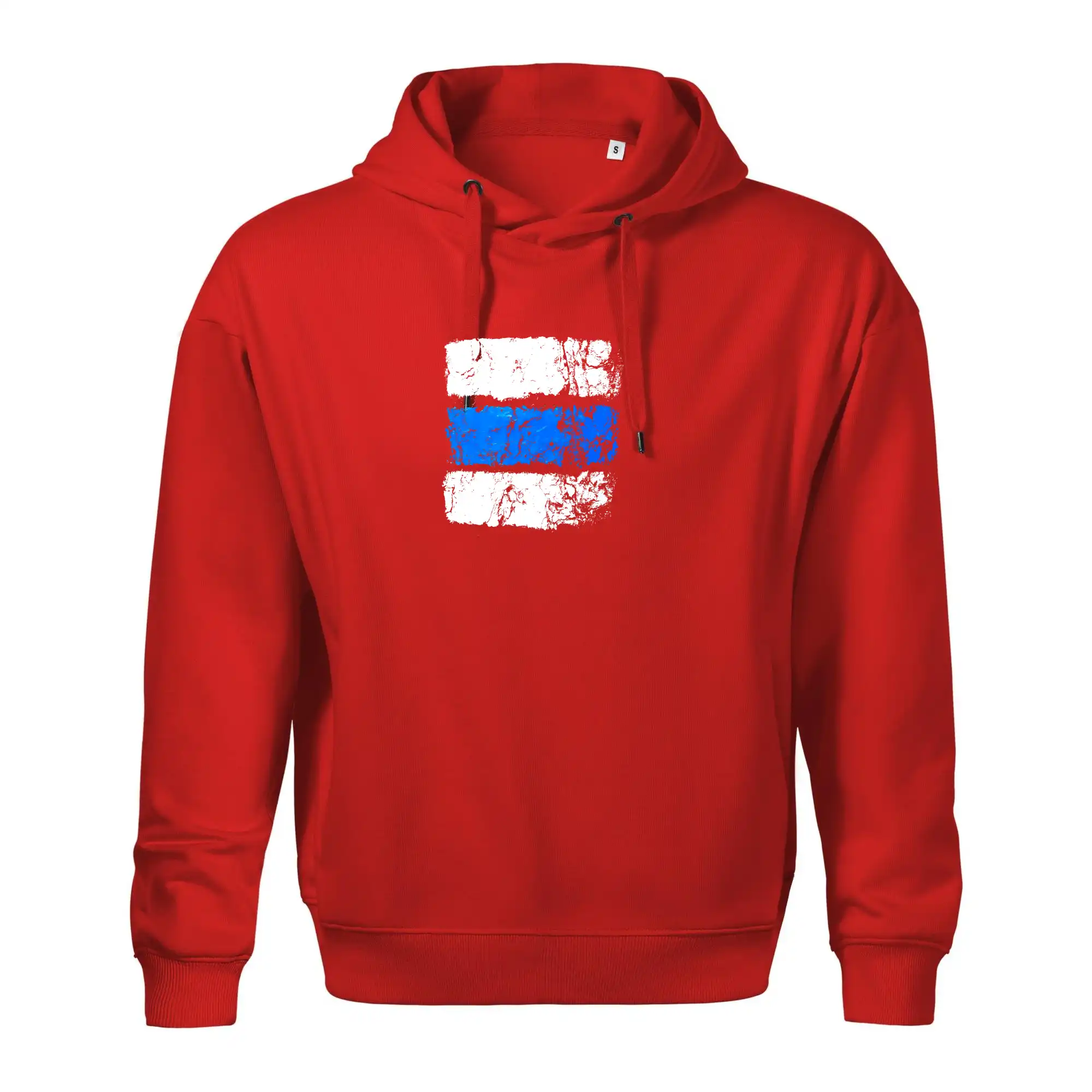 Trička pre cestovateľov - Turistická značka - modrá - Oversized mikina pánska Moon - kratšia + širšia