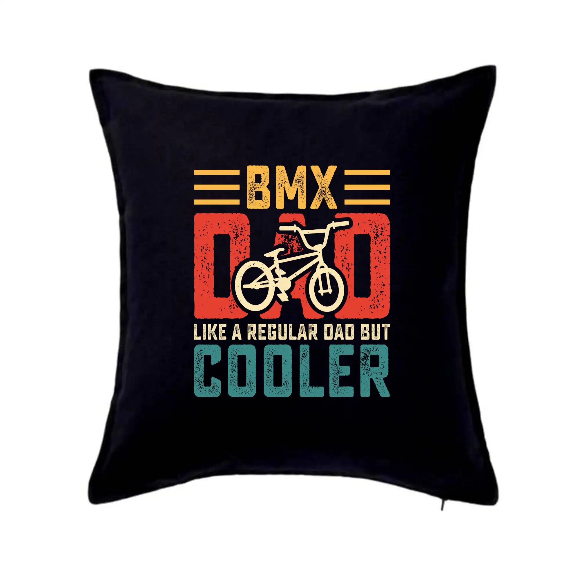 Tričko ako darček pre cyklistu - Bmx dad like a regular dad but cooler - Vankúš 50x50