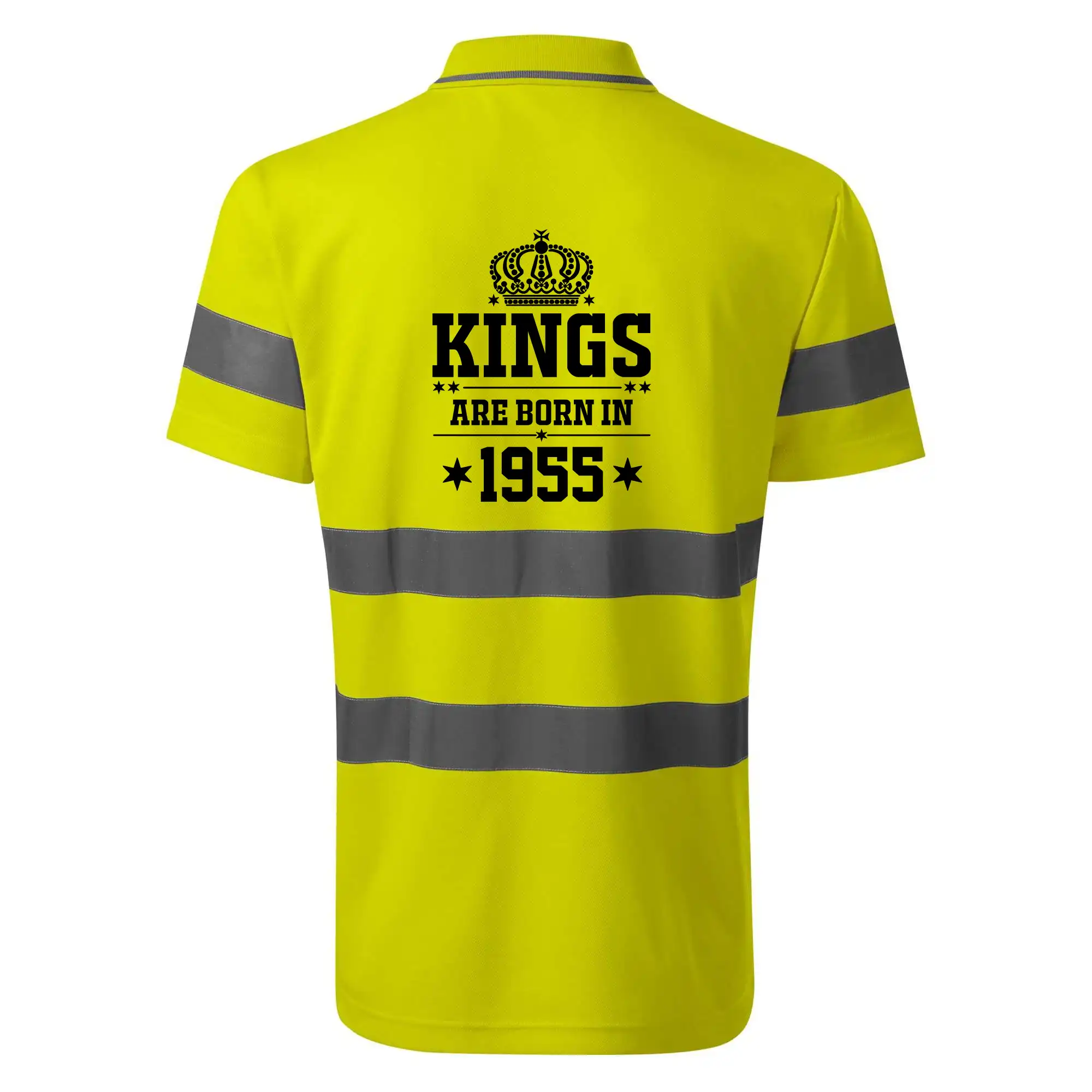 Tričká k narodeninám - Kings are born in 1955 - HV Runway 2V9 - Reflexné polokošeľa