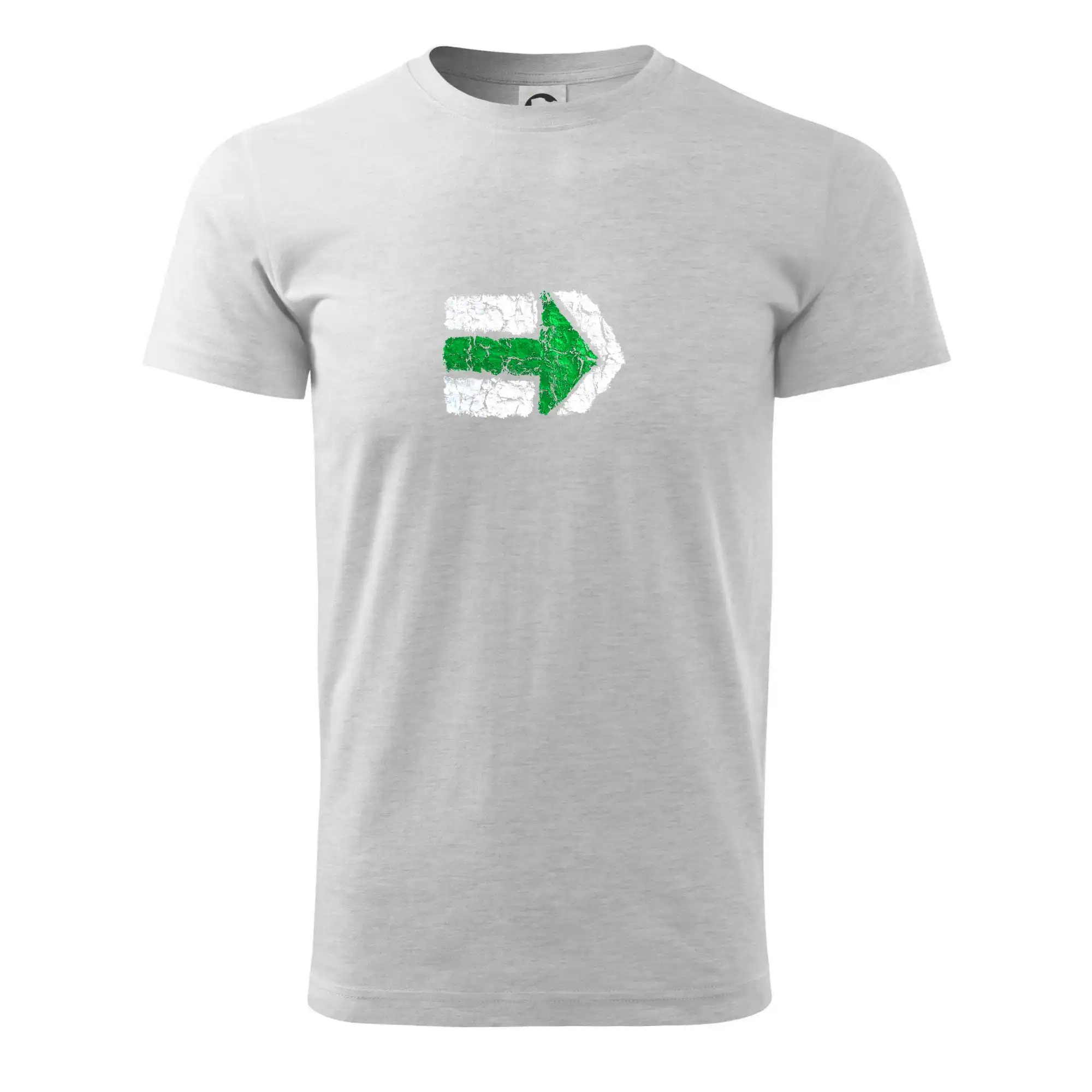 Trička na kempovanie - Párová turistická značka  zelená - Tričko extra veľké  (5-8XL)