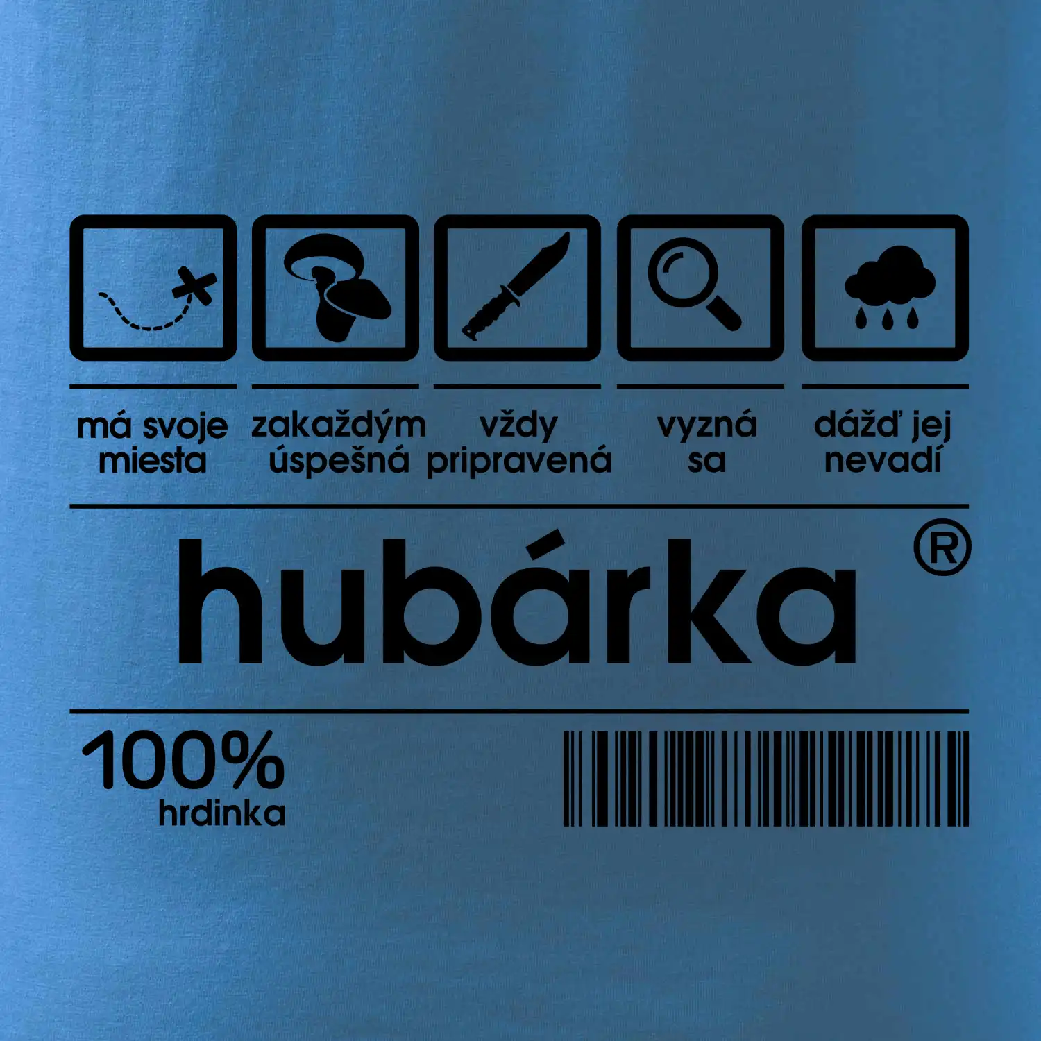 Čiarový kód Hubárka