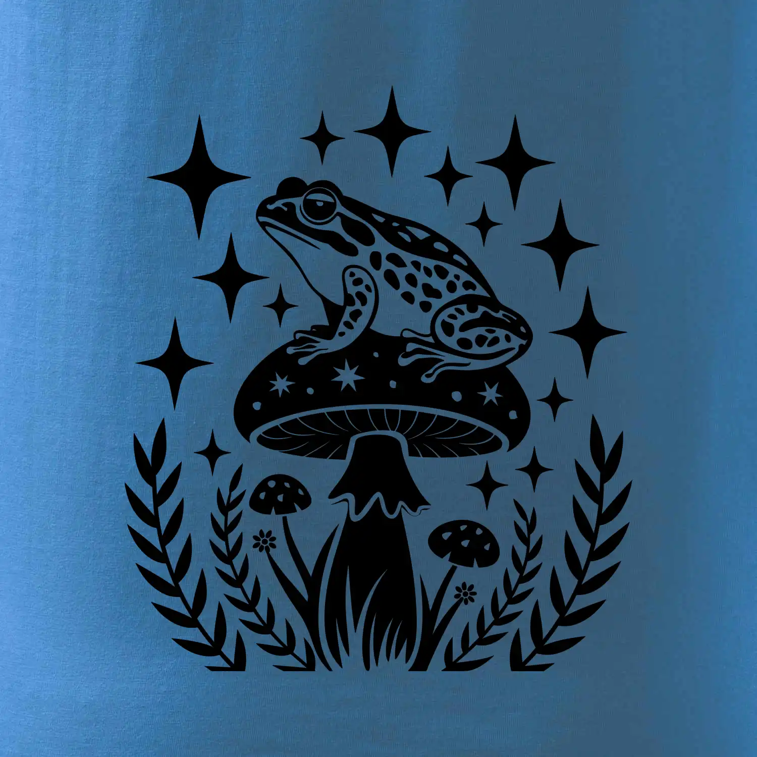 Goblincore hvězdy a houba