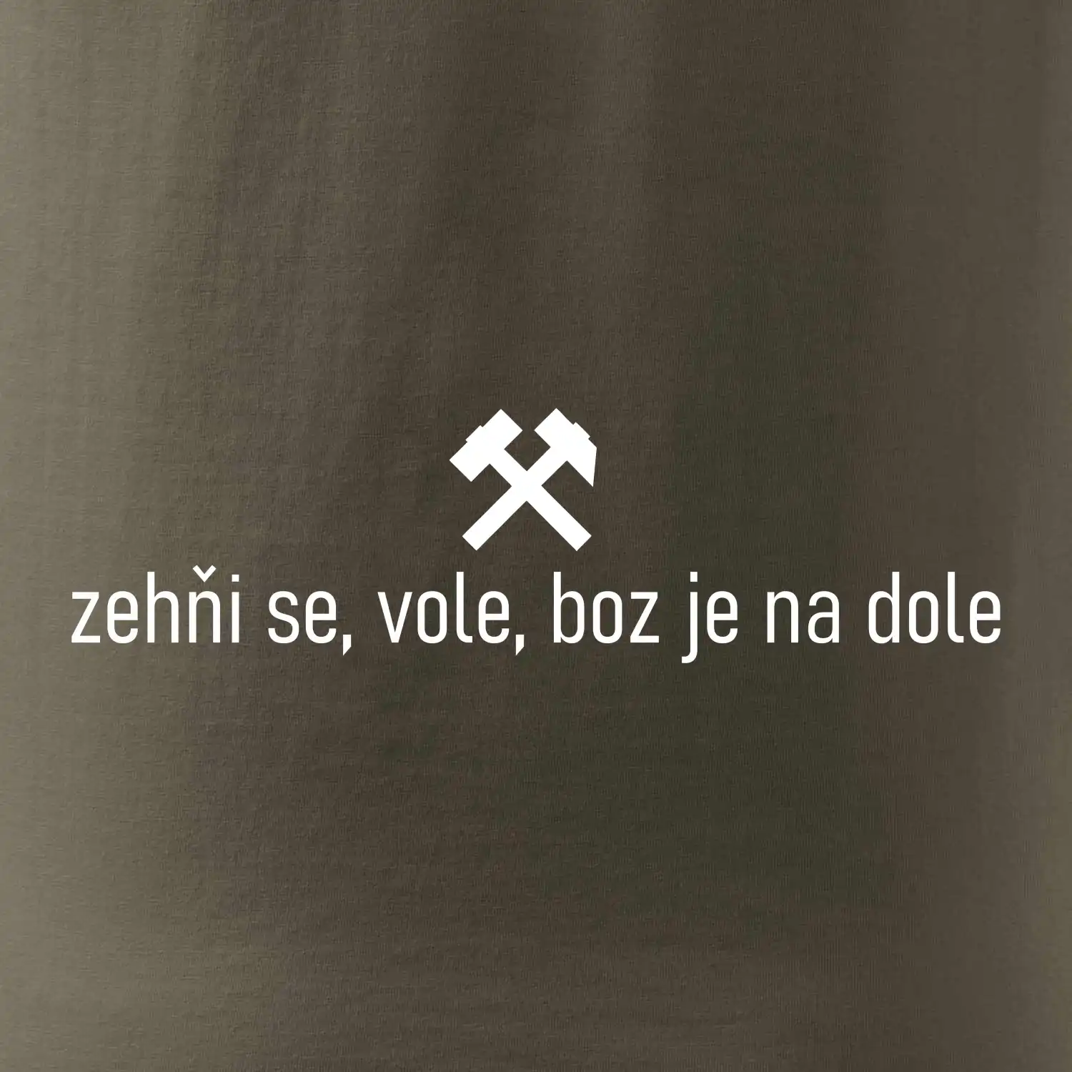Zehňi se, vole, boz je na dole