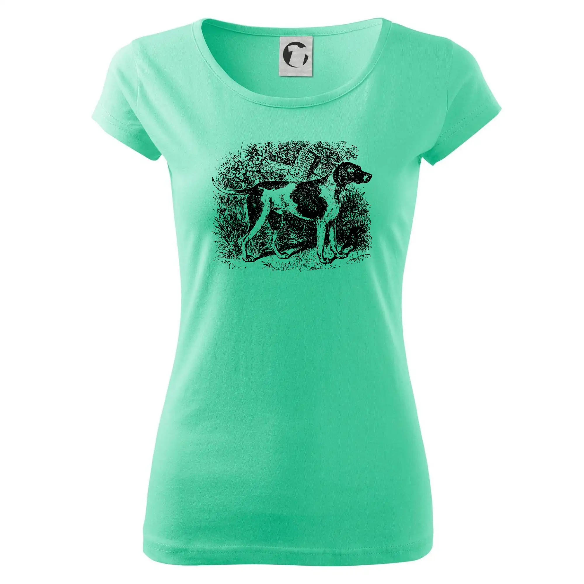 Ostatné psie plemená - Stavač - kresba - Dámske tričko Pure