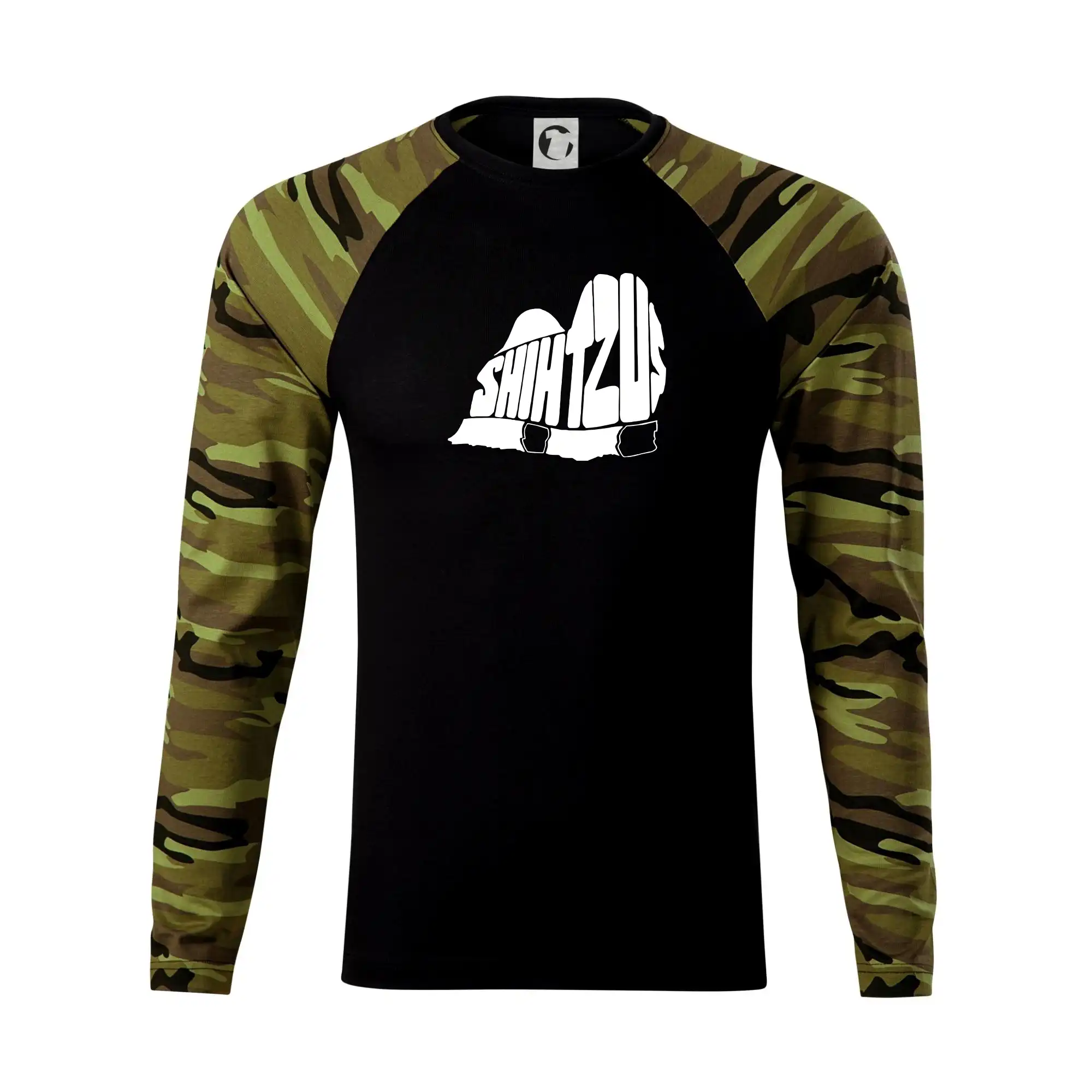 Ši-tzu - Shih-tzu - nápis v tele - Camouflage LS