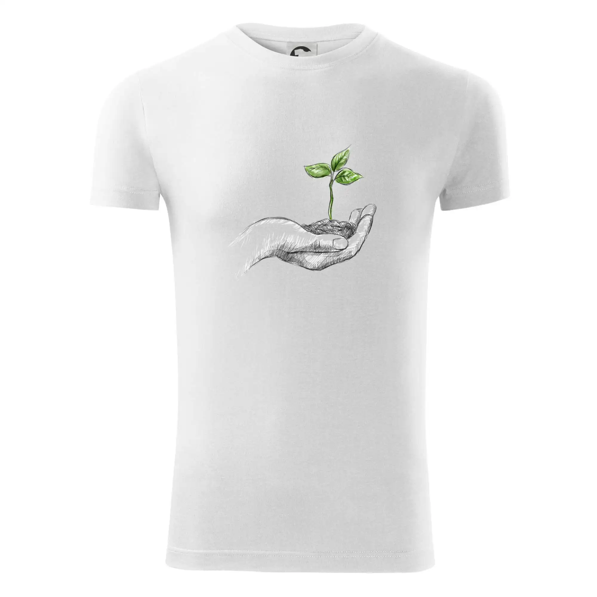 Grafické tričká - Bio ruka života - Viper FIT - Pánske zúžené tričko