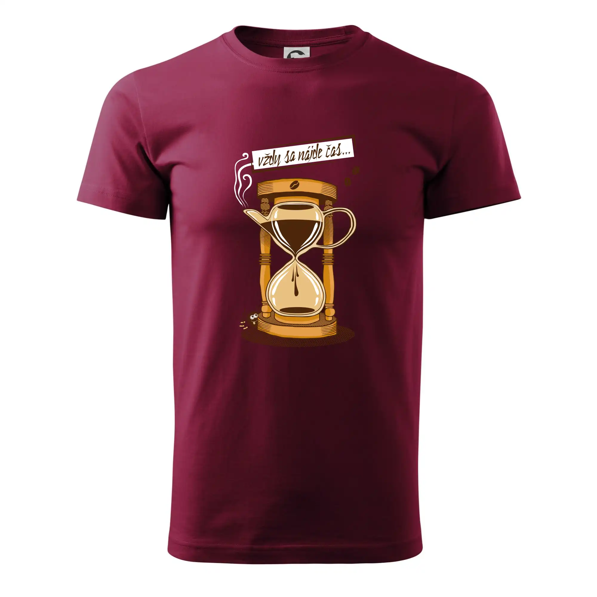 Motívy pre baristu a milovníkov kávy - Vždy sa nájde čas na kávu (Pecka design) - Pánske tričko nižšej gramáže