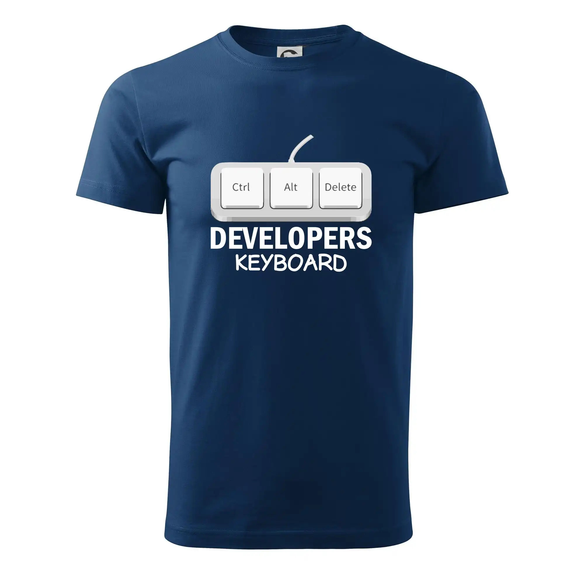 Tričká pre ajťákov - Developers keyboard - Klasické pánske tričko vyššej gramáže