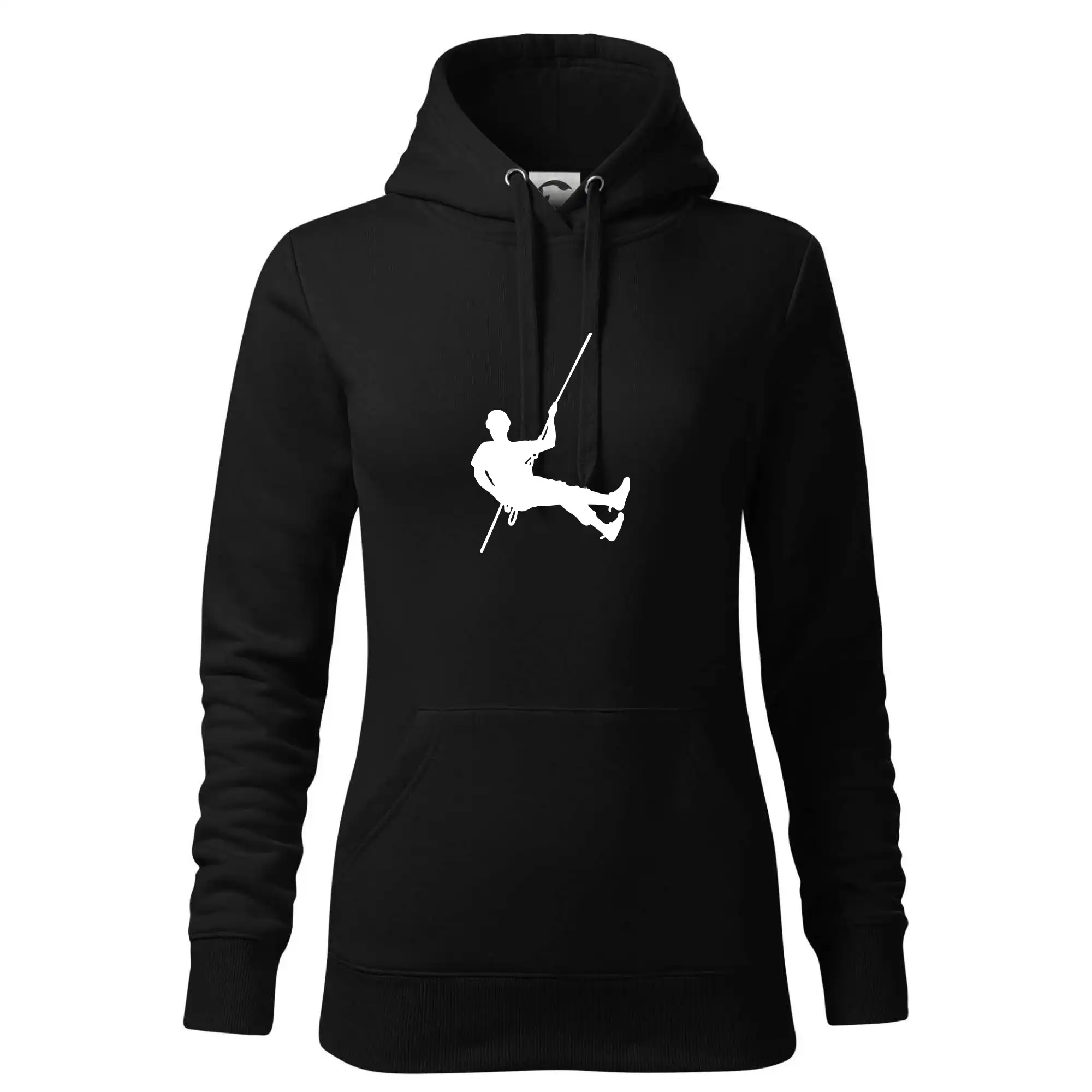 Trička pro horolezcov - Visiací horolezec - Mikina dámská Cape s kapucí