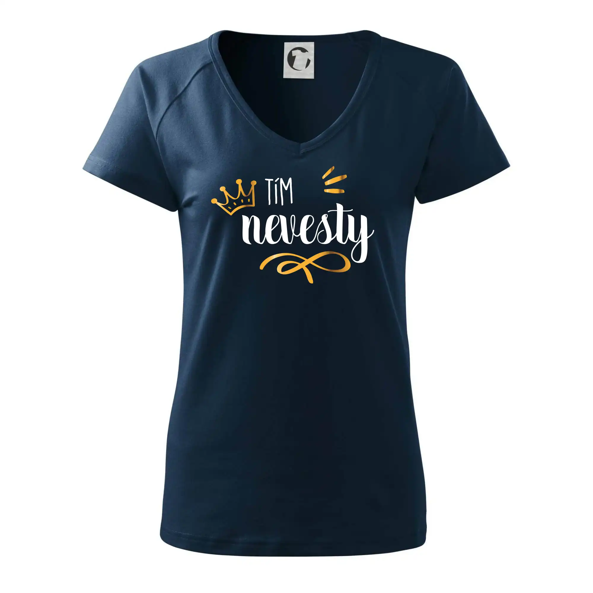 Tričká na rozlúčku so slobodou - Tím nevesty princezná - zlatá potlač - Tričko dámske Dream