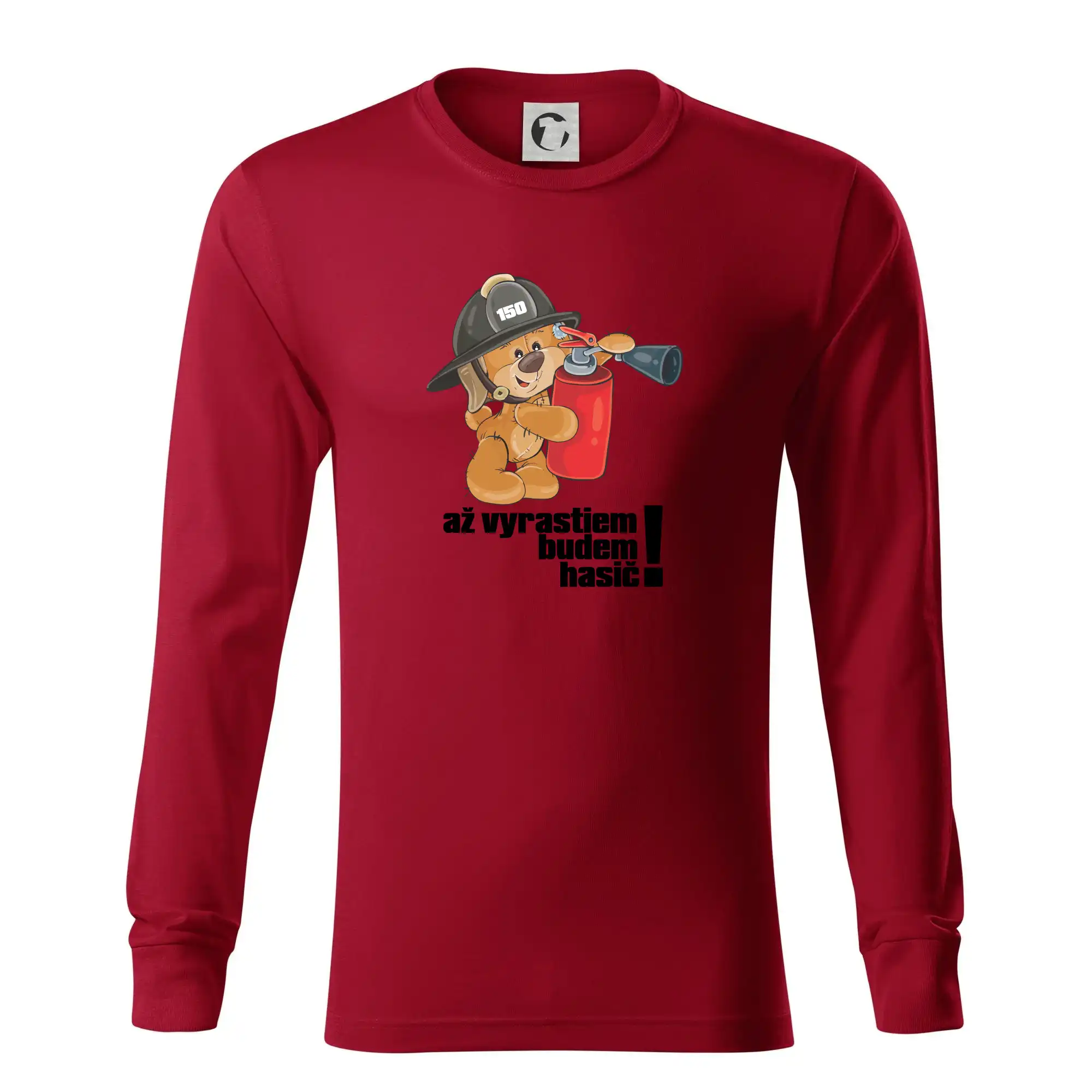 Až vyrastiem budem hasič - Tričko s dlhým rukávom LS R05