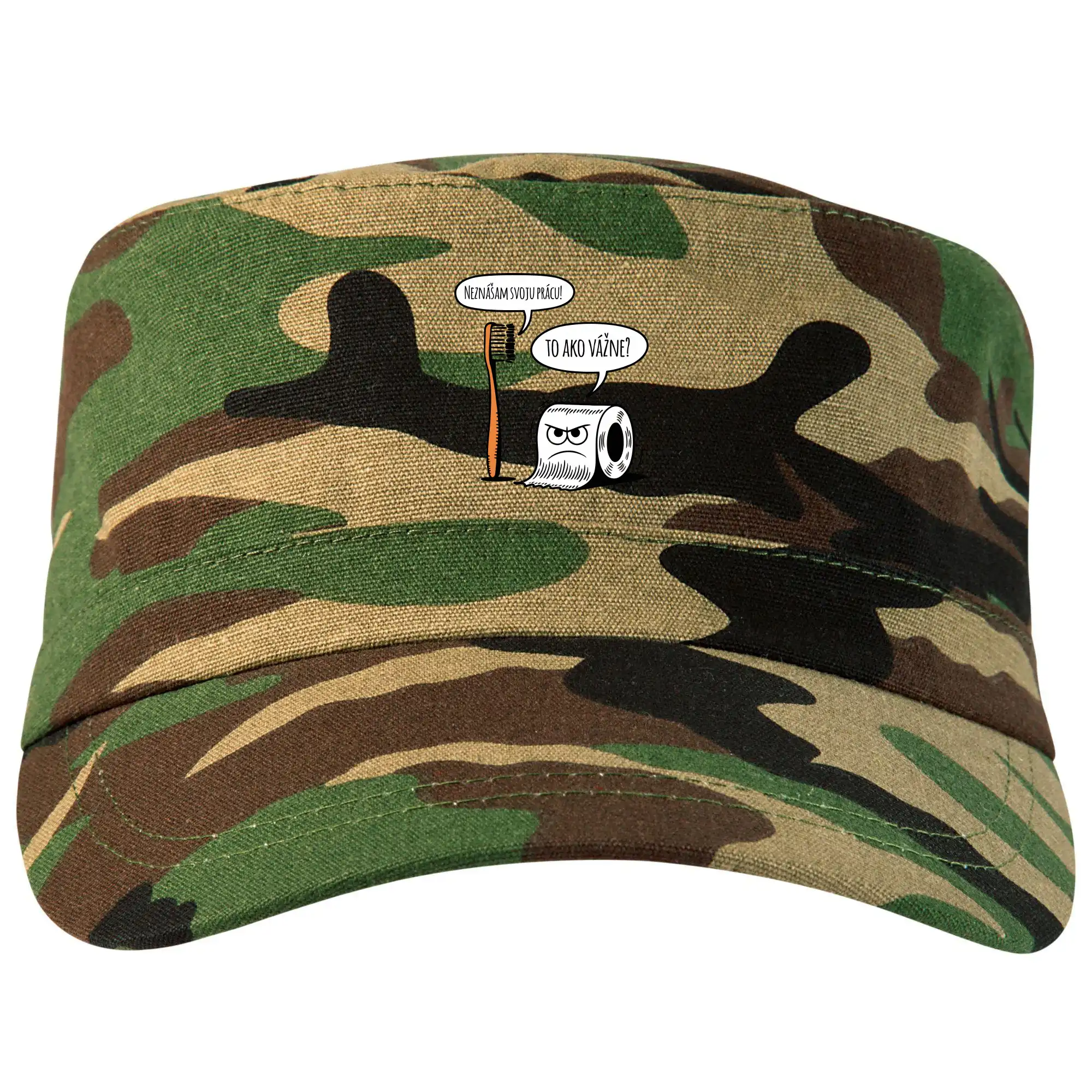 Grafické tričká - Neznášam svoju prácu - Šiltovka CAMO