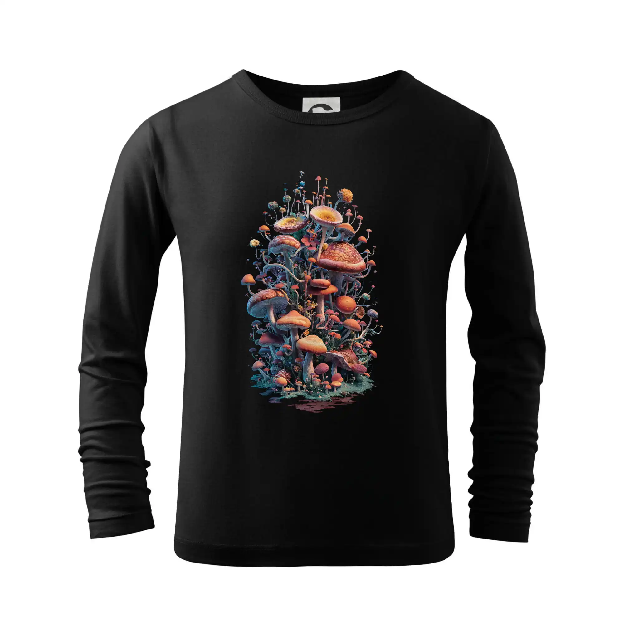 Tričká s motívmi ktoré frčia na internete - Goblincore  mushrooms and tiny creatures - Tričko detské Long Sleeve