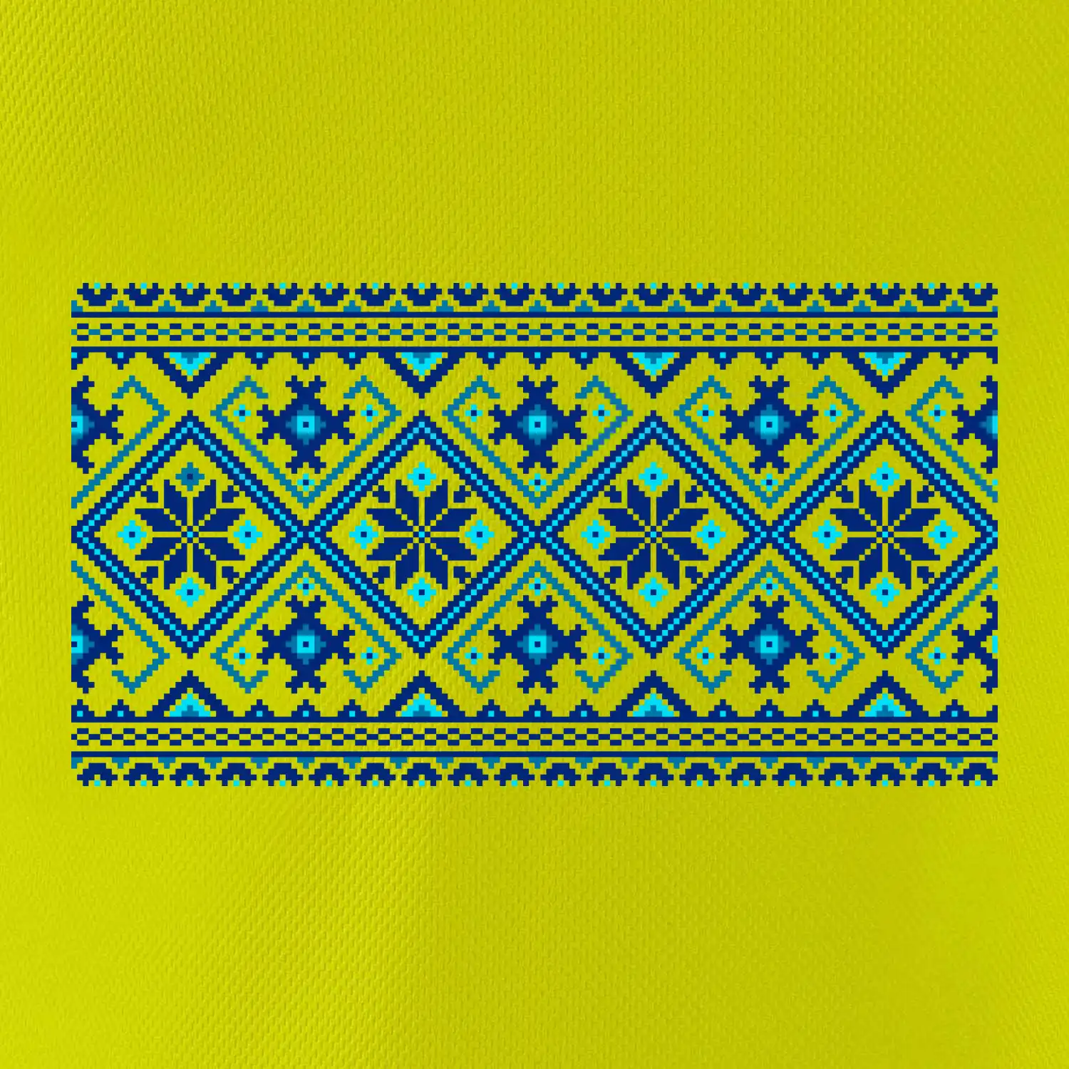 Ukrajinský vzor - modrý