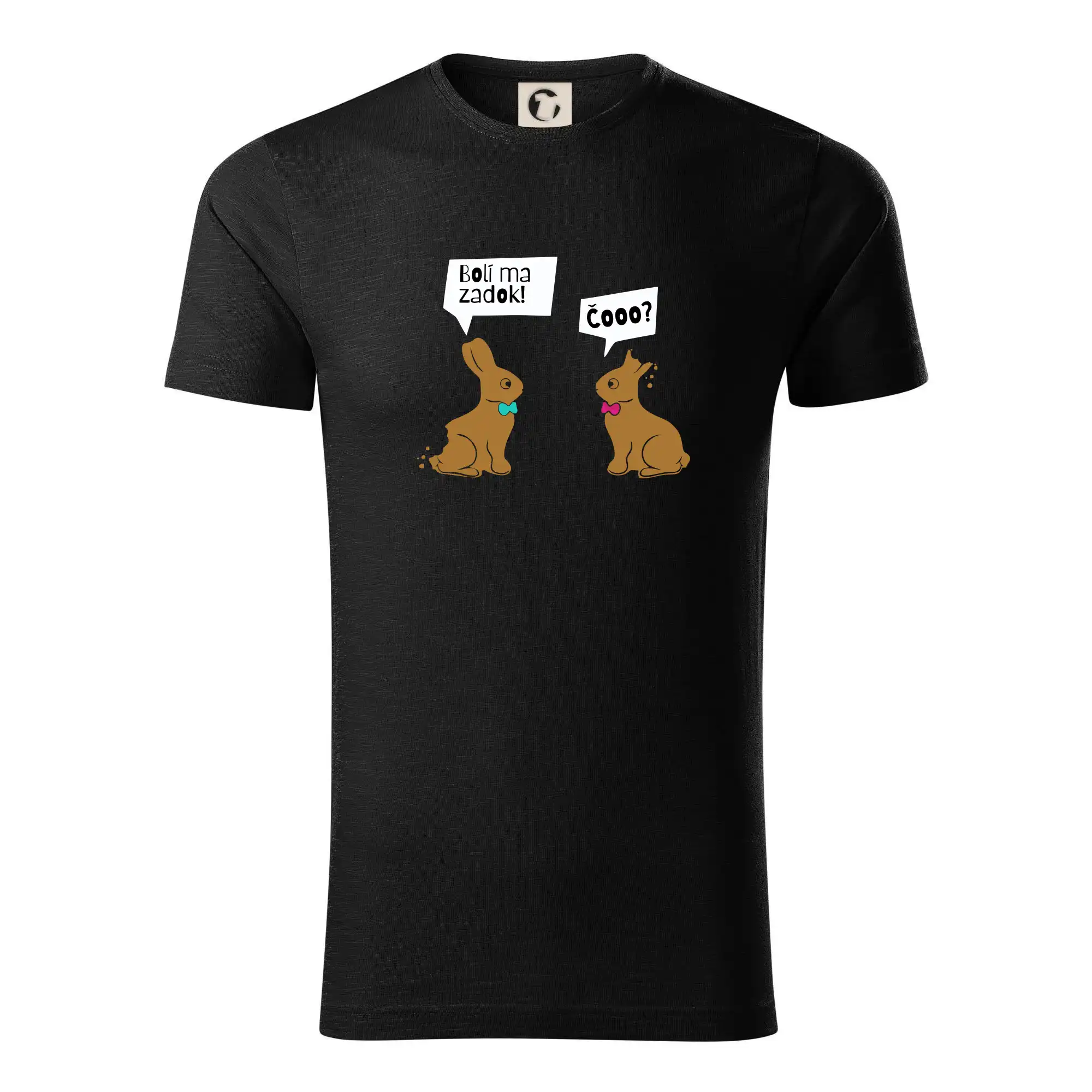 Veľkonočné tričká - Zajac - Bolí ma zadok - Tričko z organickej bavlny