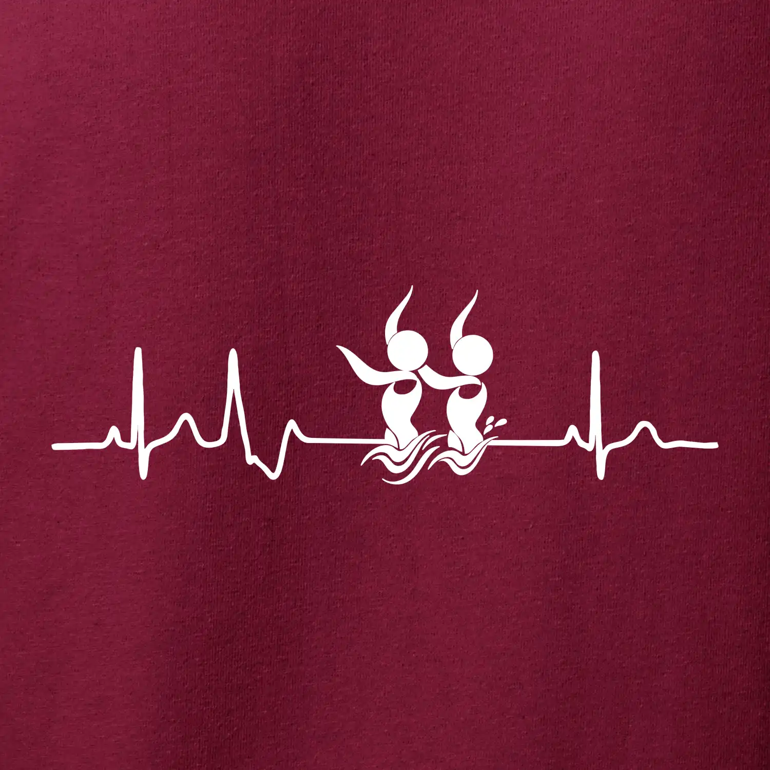 EKG synchronizované plavání