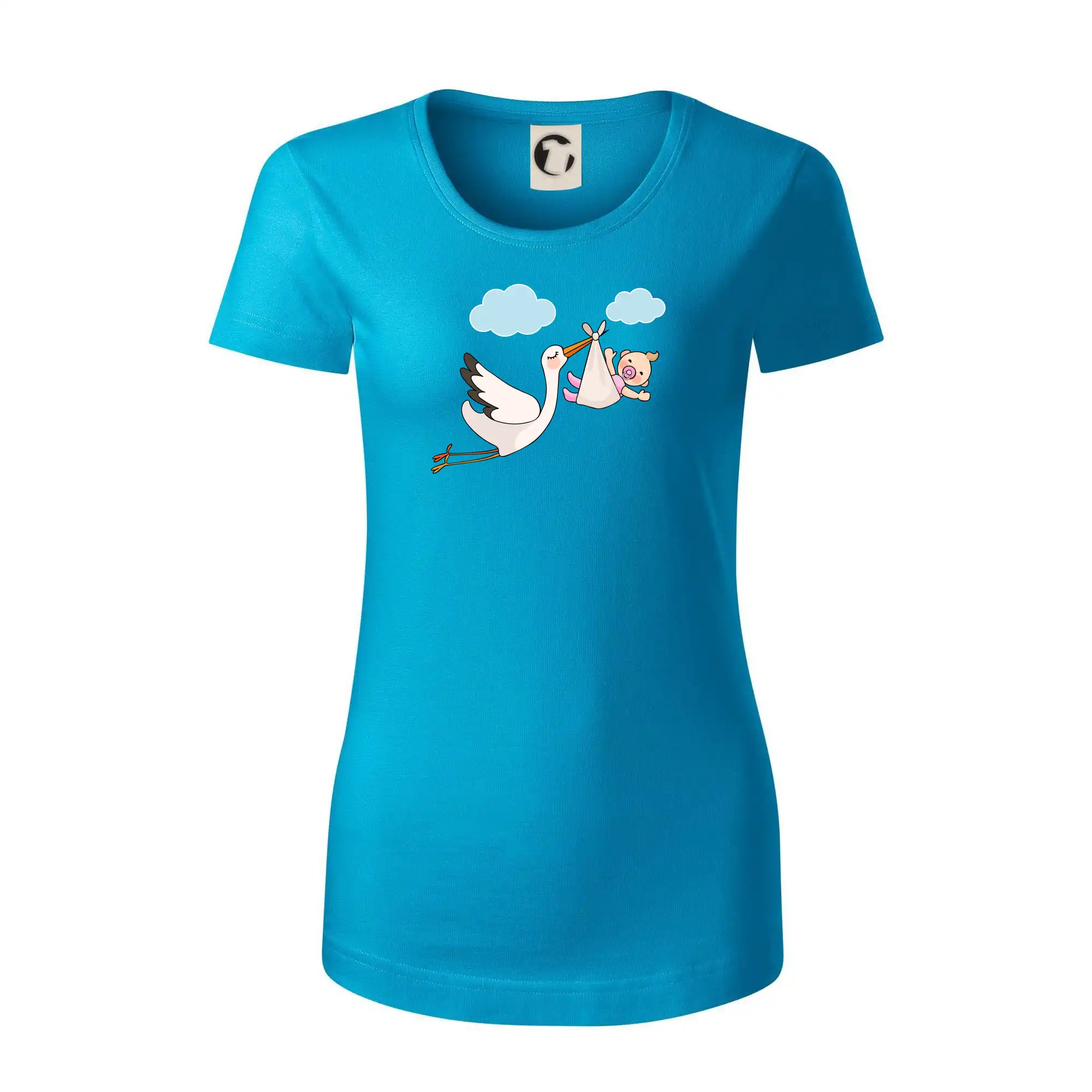 Čáp čekáme miminko - holka