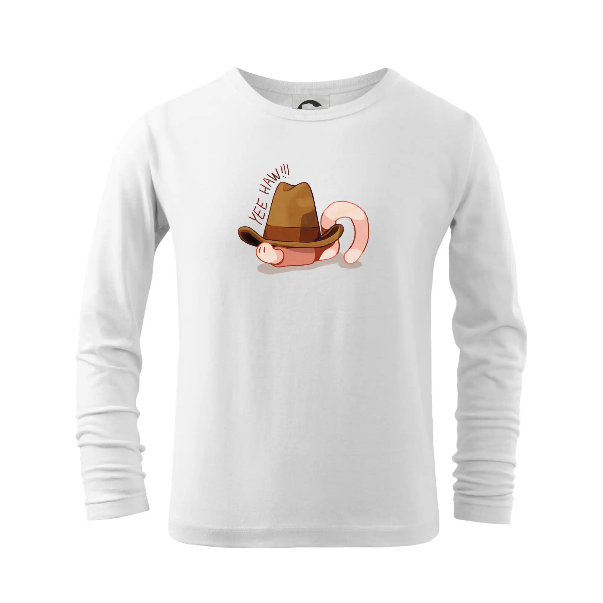 Grafické tričká - Dážďovka cowboy (Alexis Citrine) - Tričko detské Long Sleeve