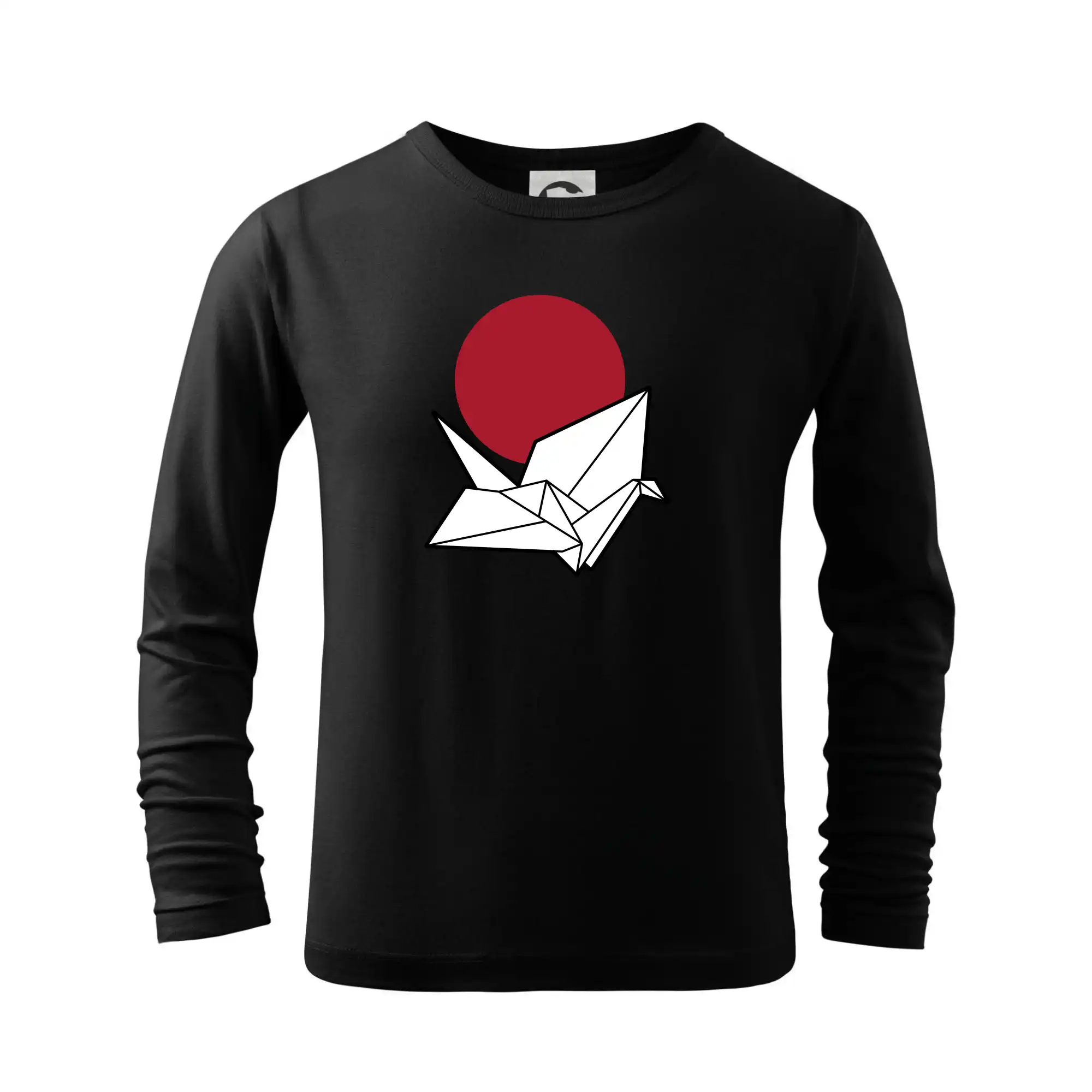 Tričká s japonskou tematikou - Japan culture - origami - Tričko detské Long Sleeve