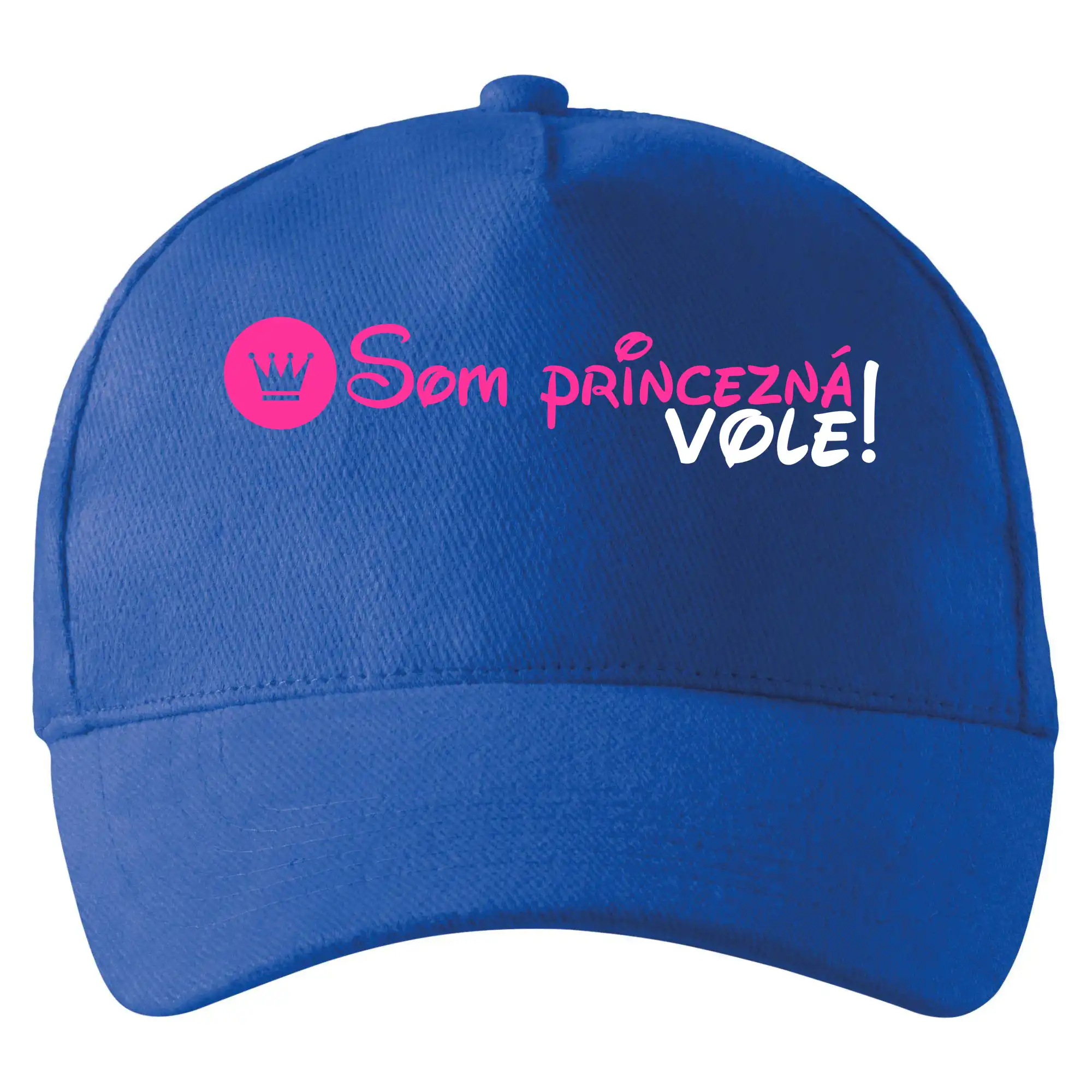 Tričká na párty - Som princezná Vole! - Šiltovka so zahnutým šiltom a mosaznou sponou