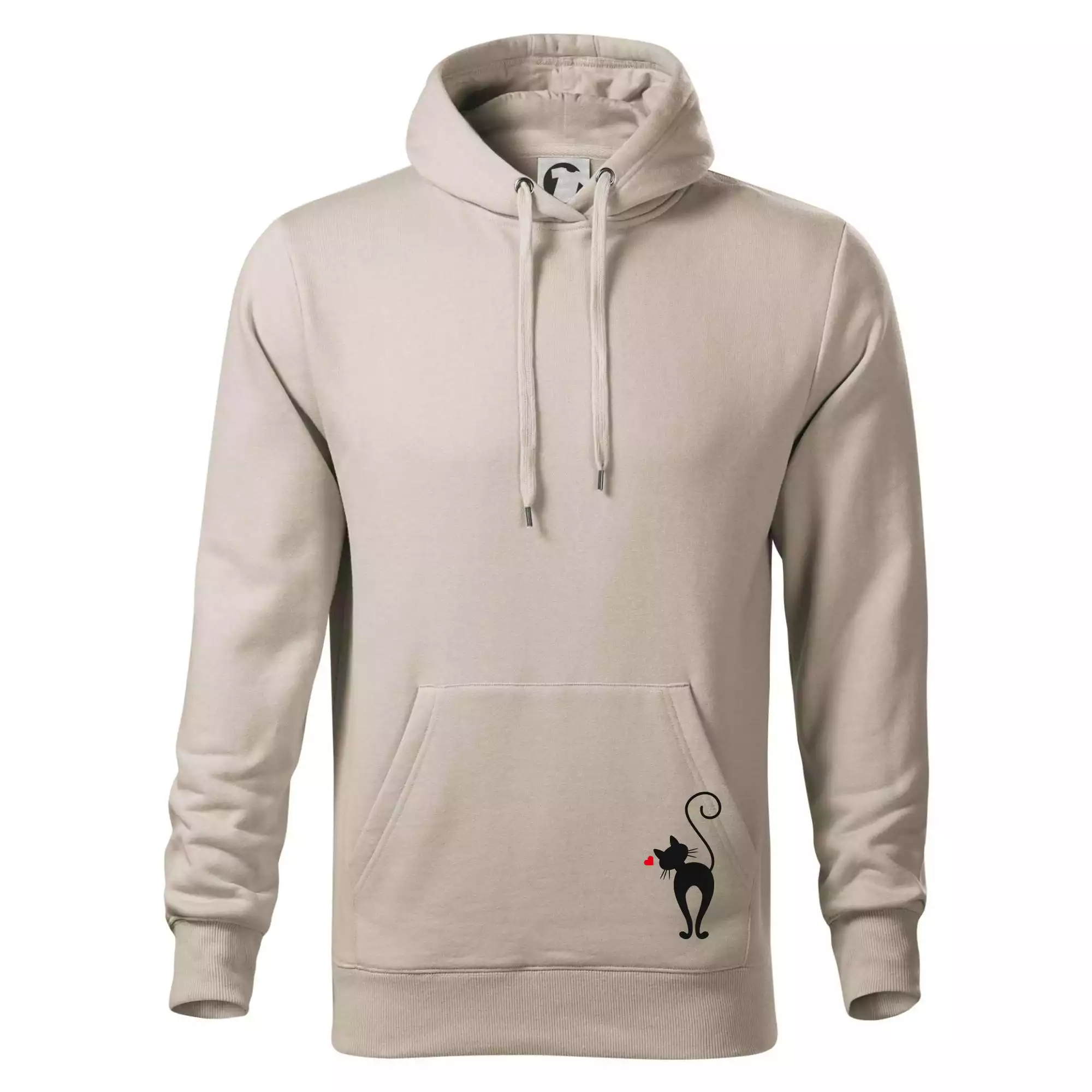 Zamilovaná kočka zezadu