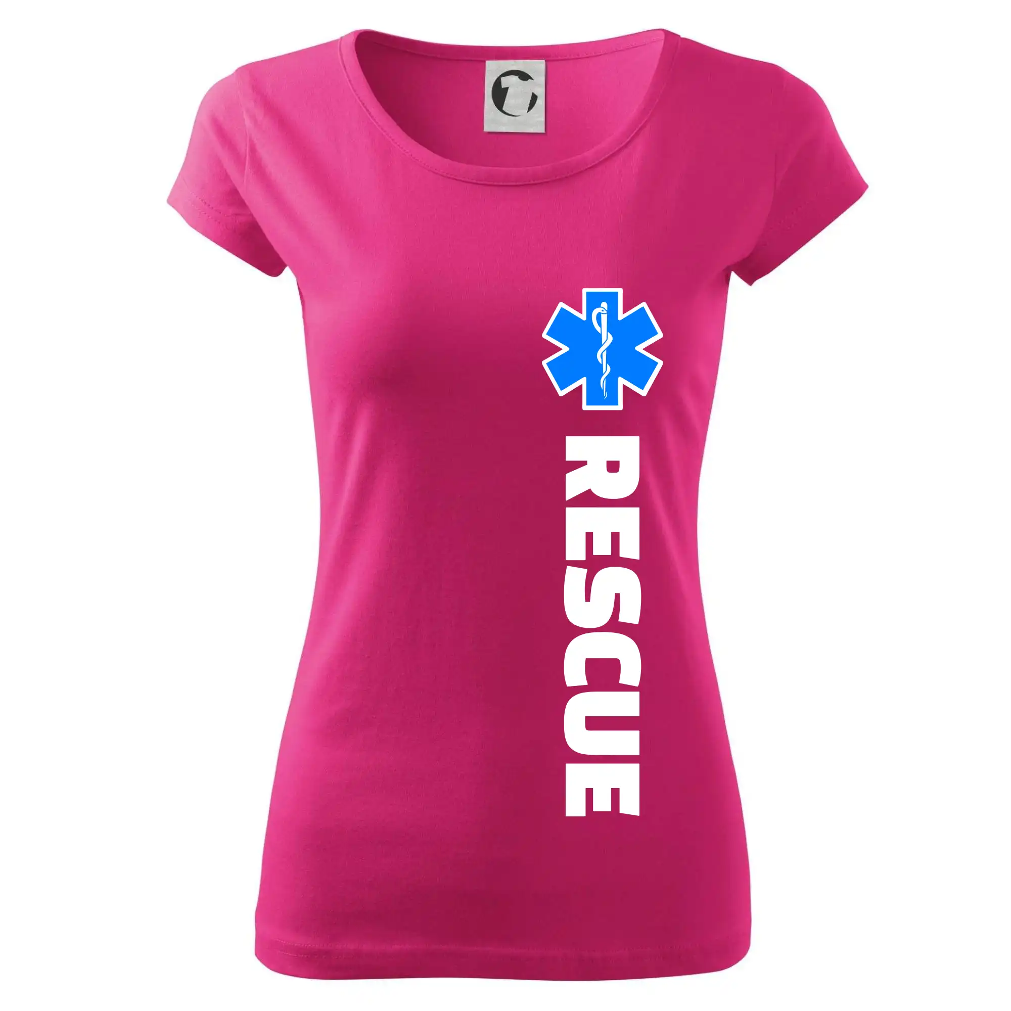 Tričká a mikiny pre záchranárov a lekárov - Kvalitné oblečenie pre zdravotníkov - Rescue - pre záchranárov - Dámske tričko Pure