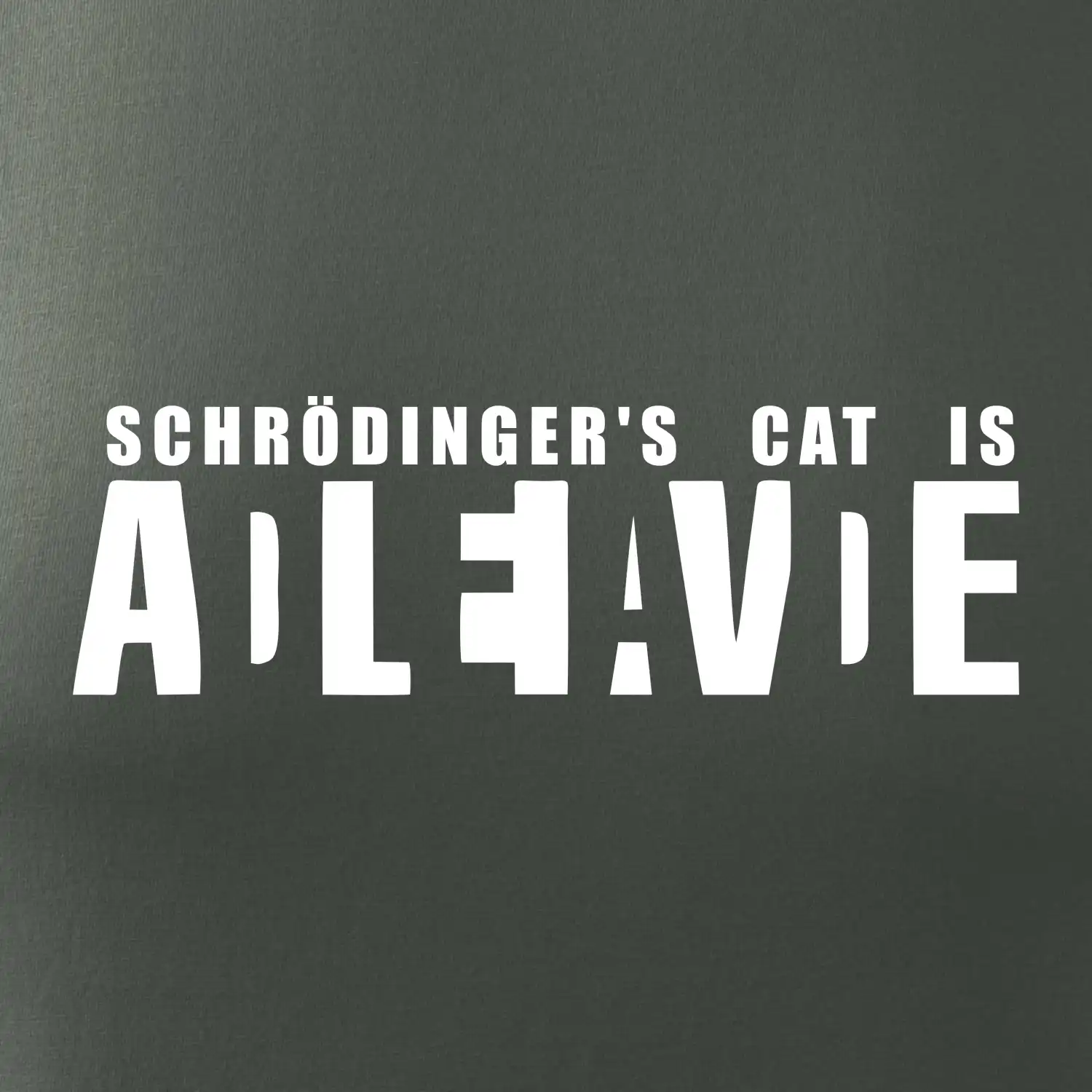 Schrödinger's Cat ADLEIAVDE - dead and alive