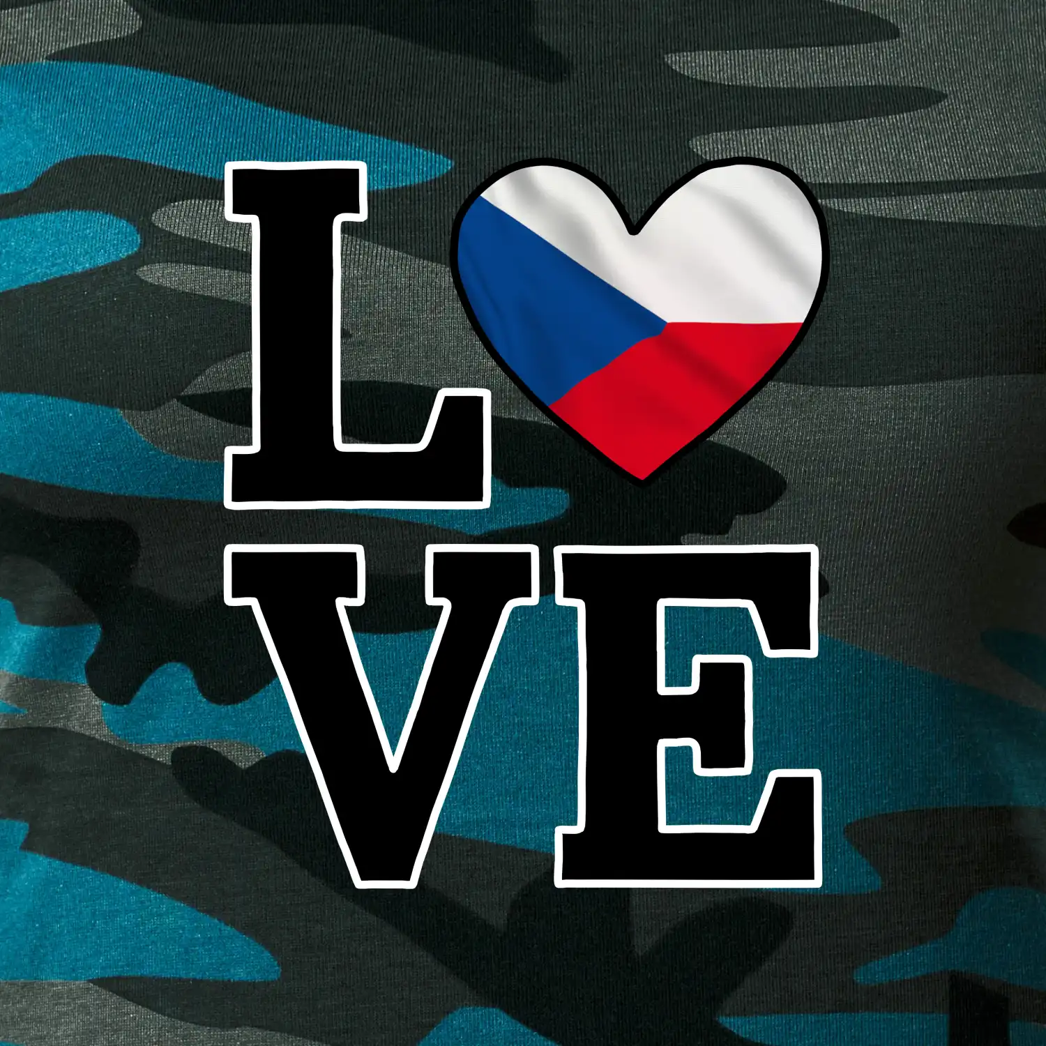 Love Česká vlajka