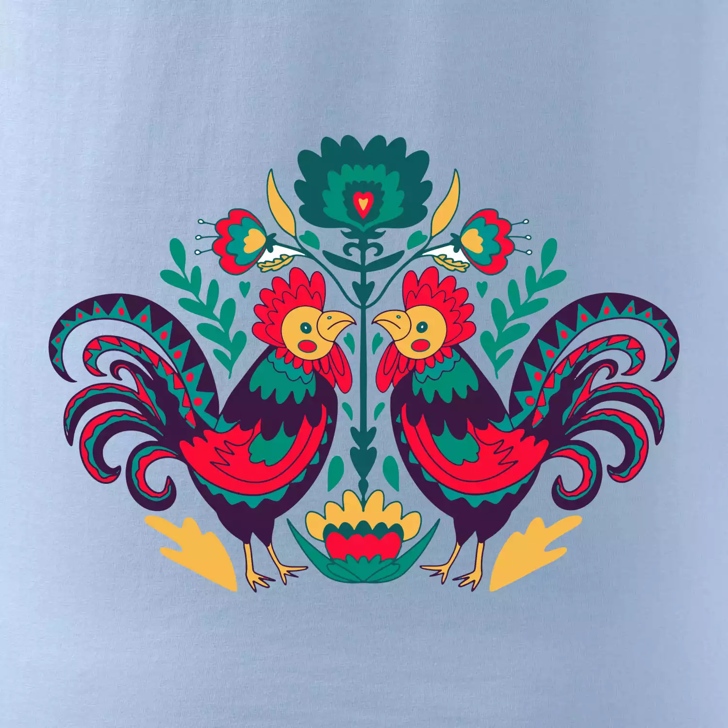 Folklor - Slepice barevné