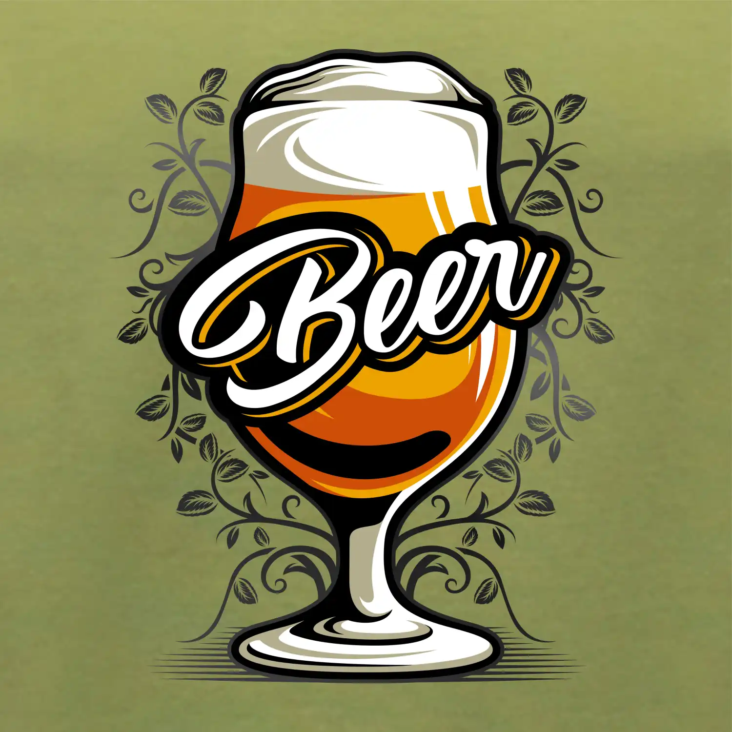 Beer sklenice s nožkou