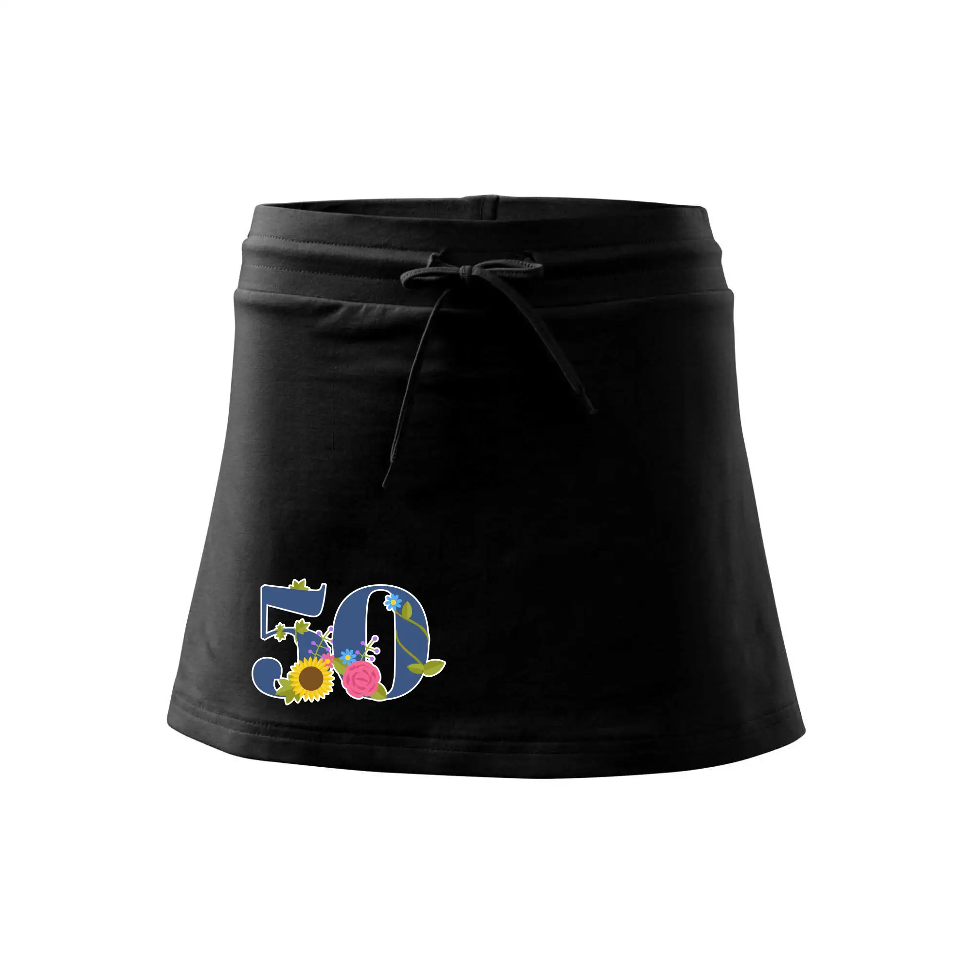 Květinové číslo kreslené - 50