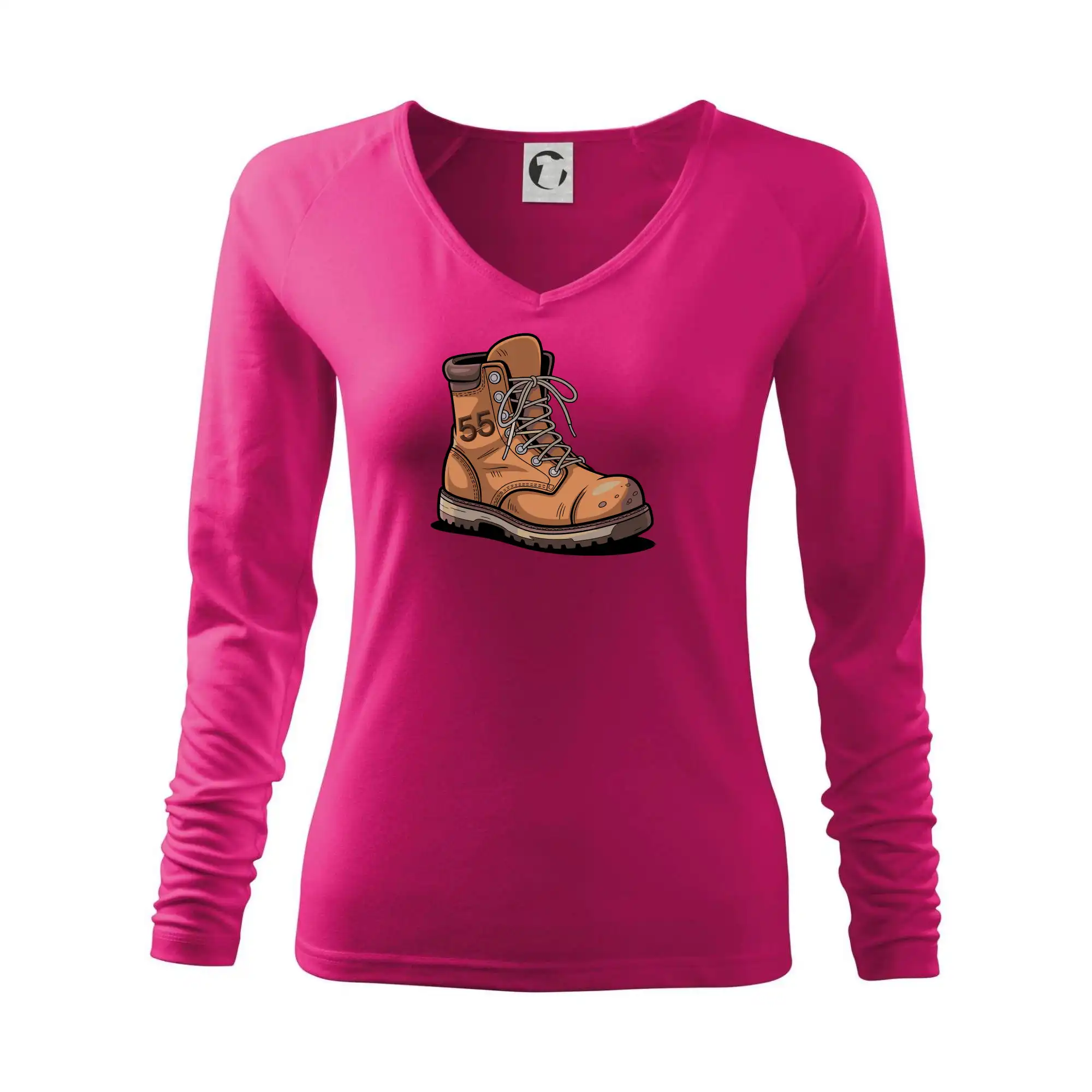 Tričká k narodeninám - Turistická narodeninová topánka 55 - Tričko dámske Elegance