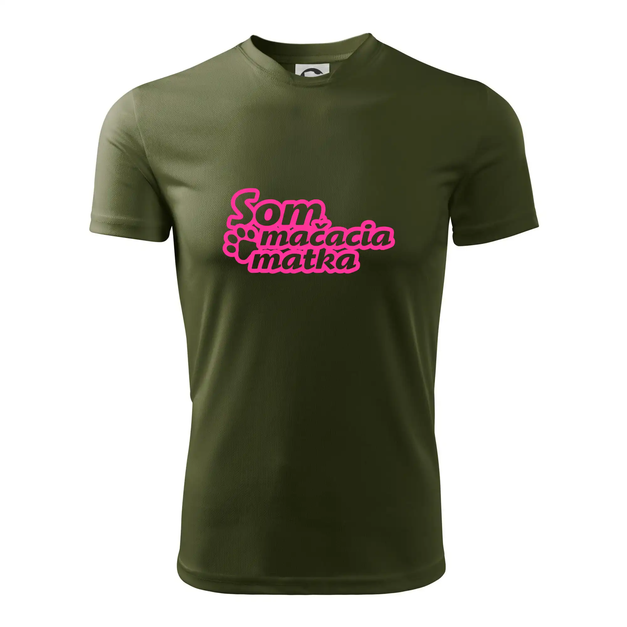 Vtipná tričká s mačkou - Som mačacia matka - Pánske tričko Fantasy športové