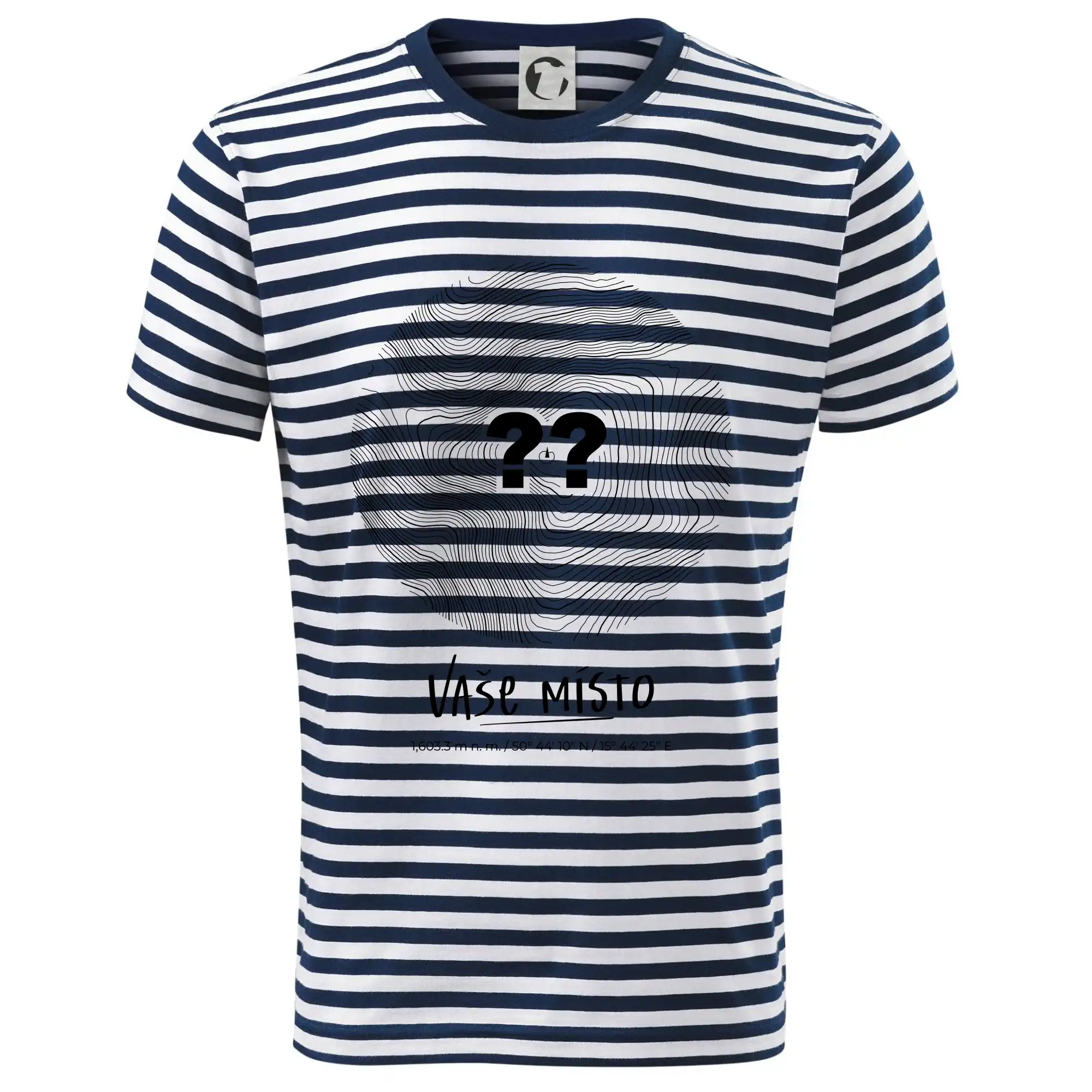 Vaše místo - vrstevnice v kruhu