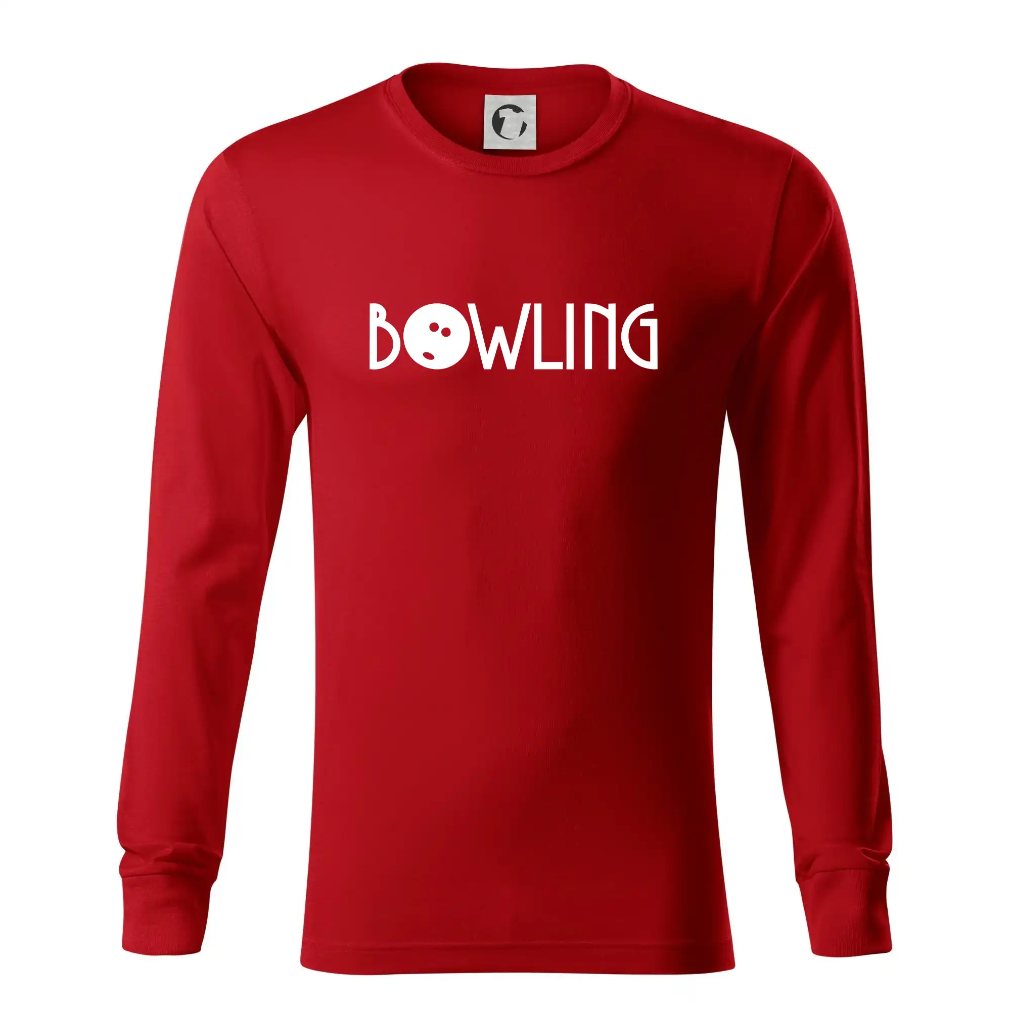Tričká Bowling - Bowling nápis - Tričko s dlhým rukávom LS R05
