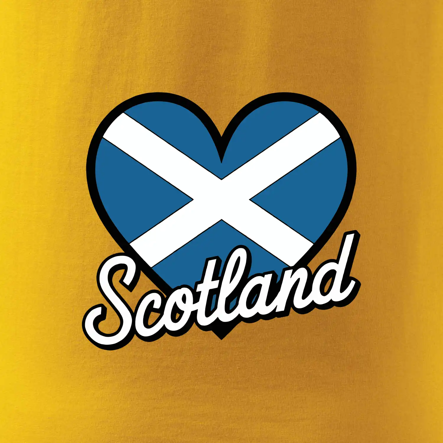Scotland Srdce s vlajkou