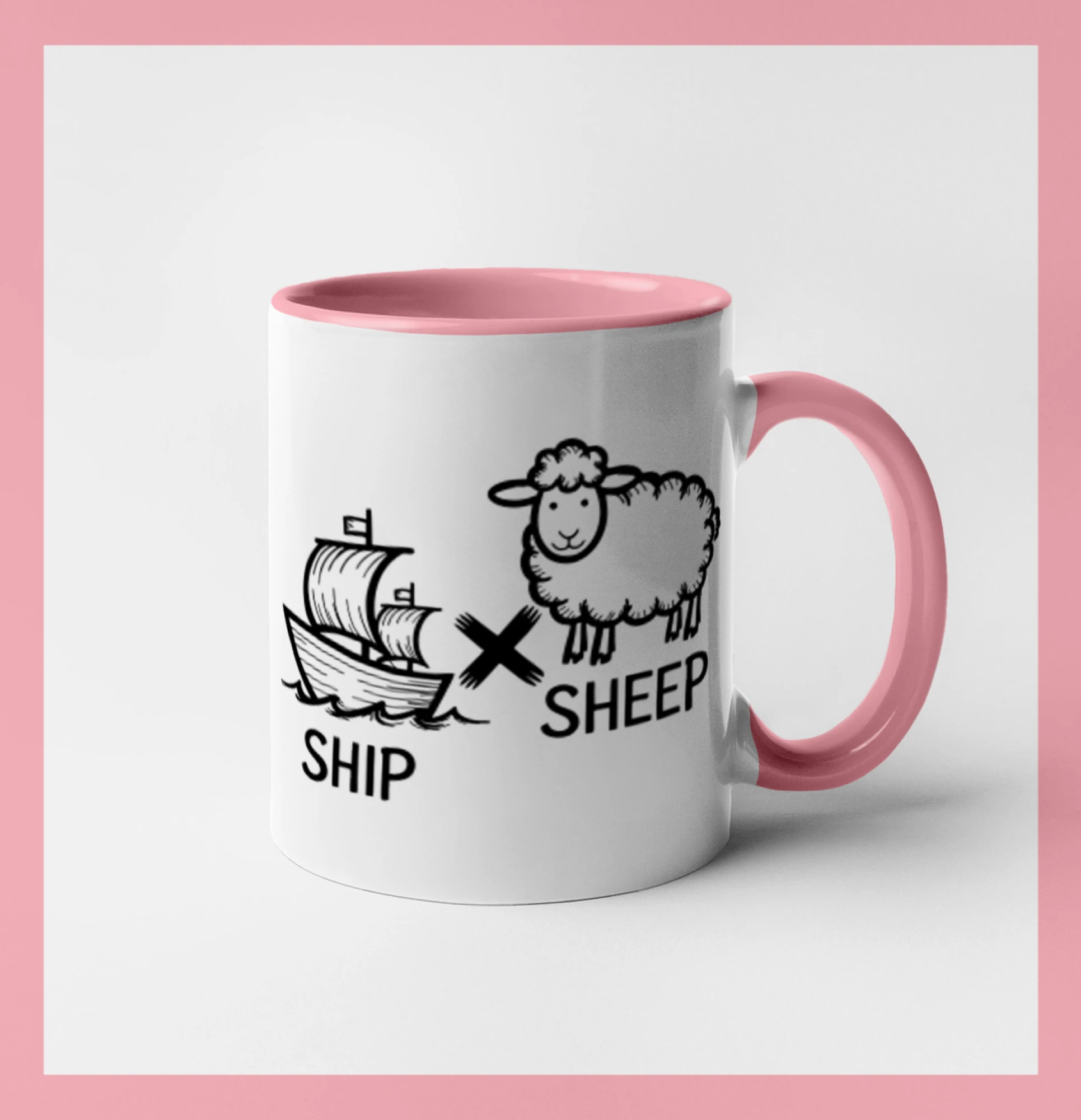 Ďalšie tričká pre školákov - Anglický slovníček - Ship sheep - Hrnček 