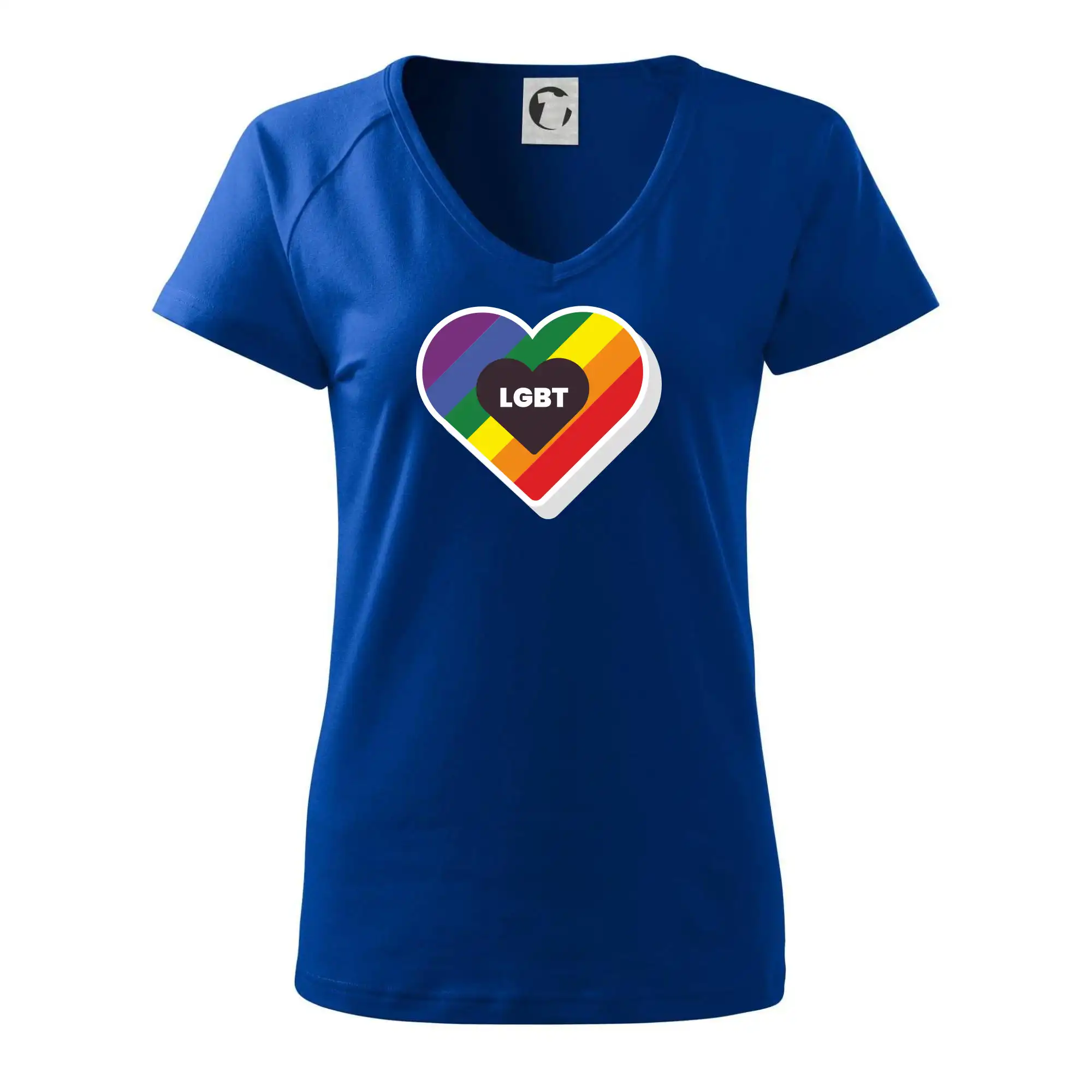 Tričká pre LGBT a Queer komunitu - LGBT srdce dúhové - Tričko dámske Dream