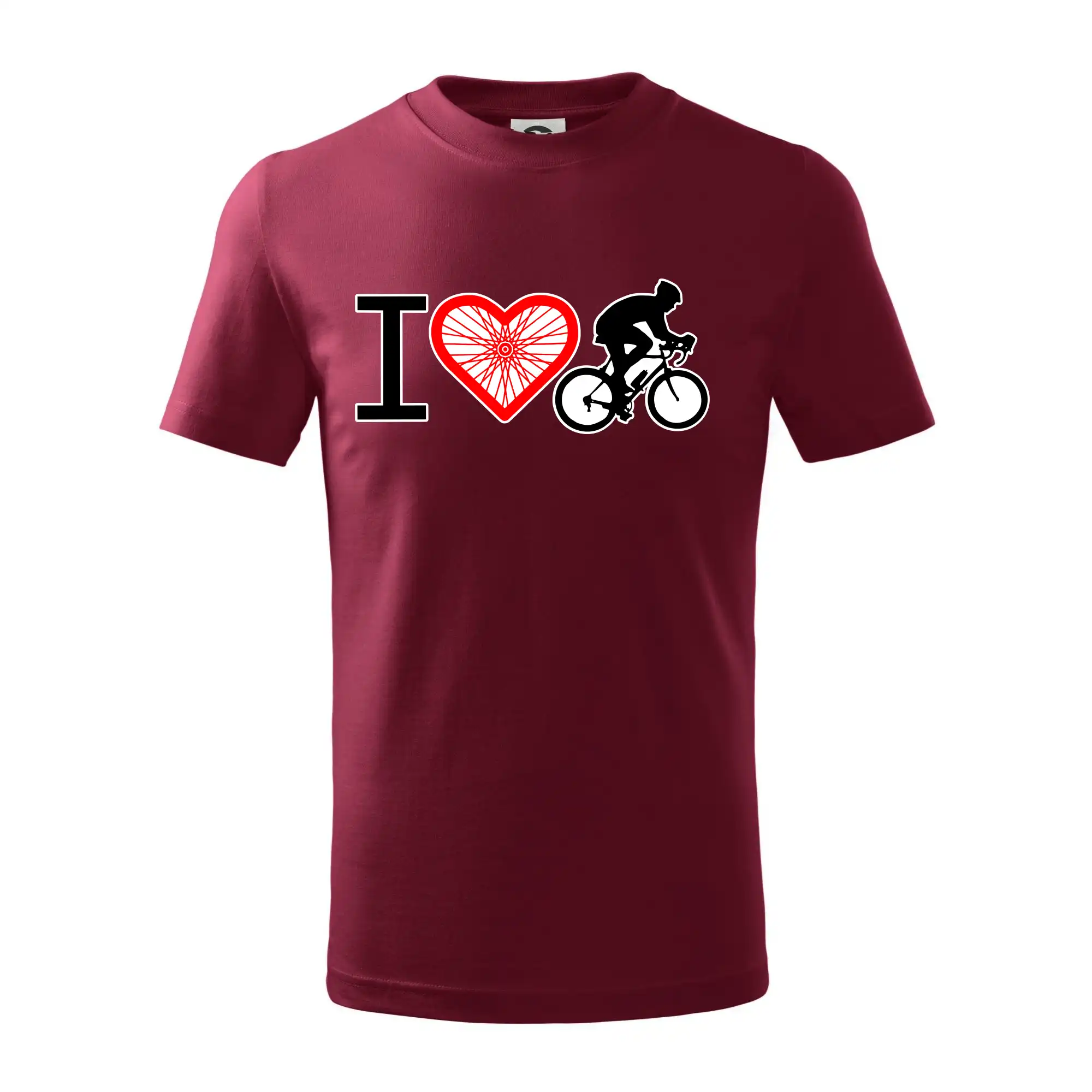 Tričko ako darček pre cyklistu - I love cycles výplet - Tričko detské bavlnené